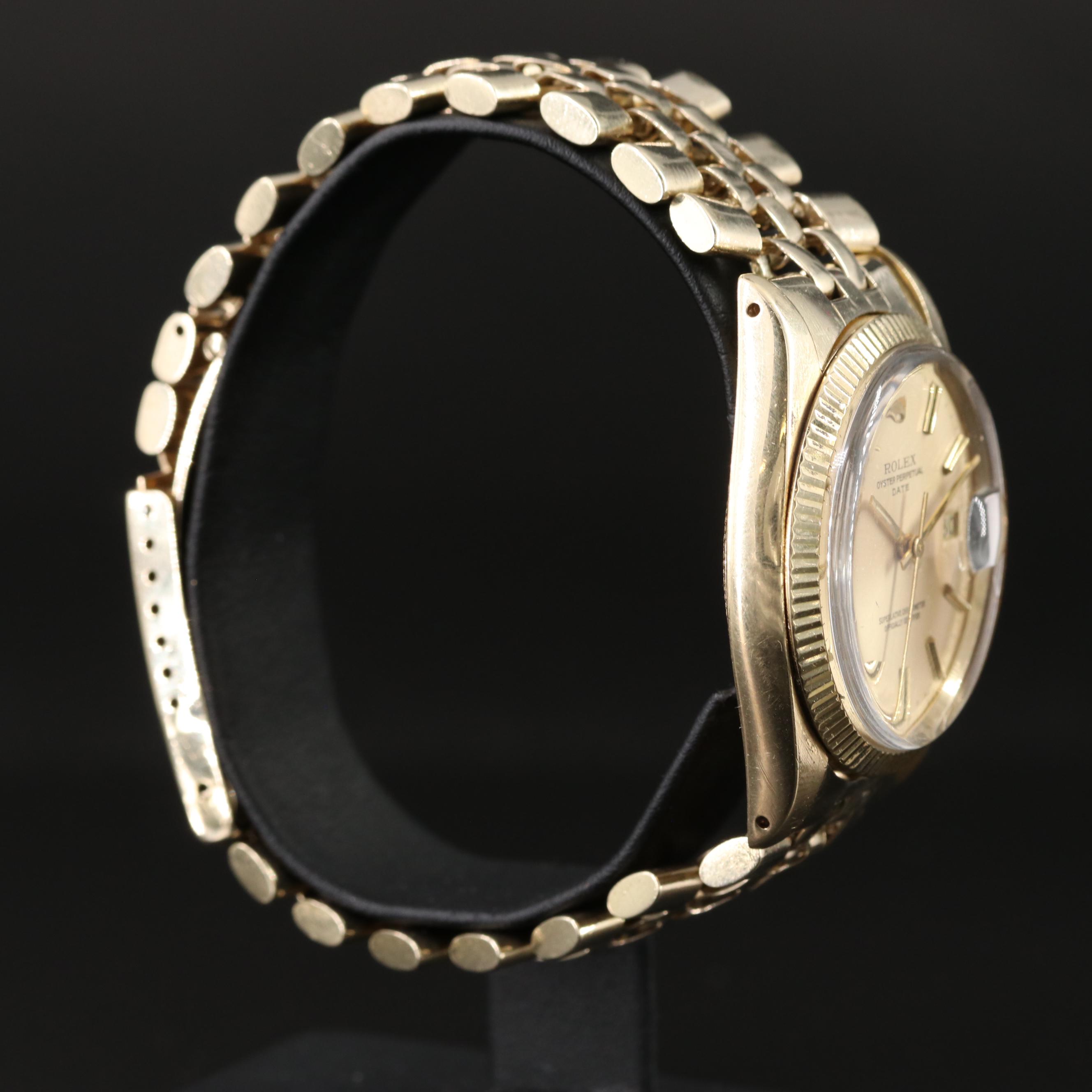 1979 Rolex Oyster Perpetual Date 14K Watch