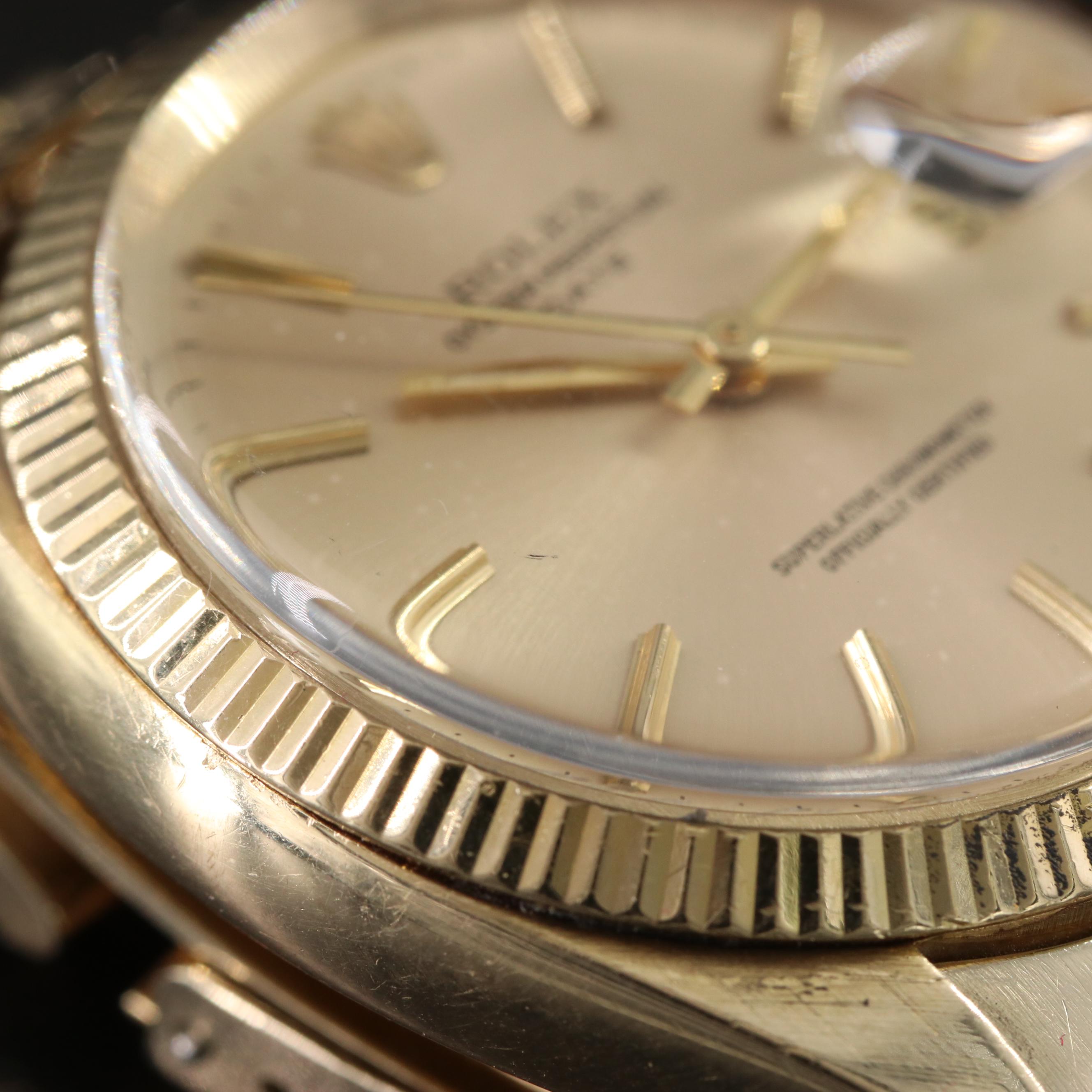 1979 Rolex Oyster Perpetual Date 14K Watch