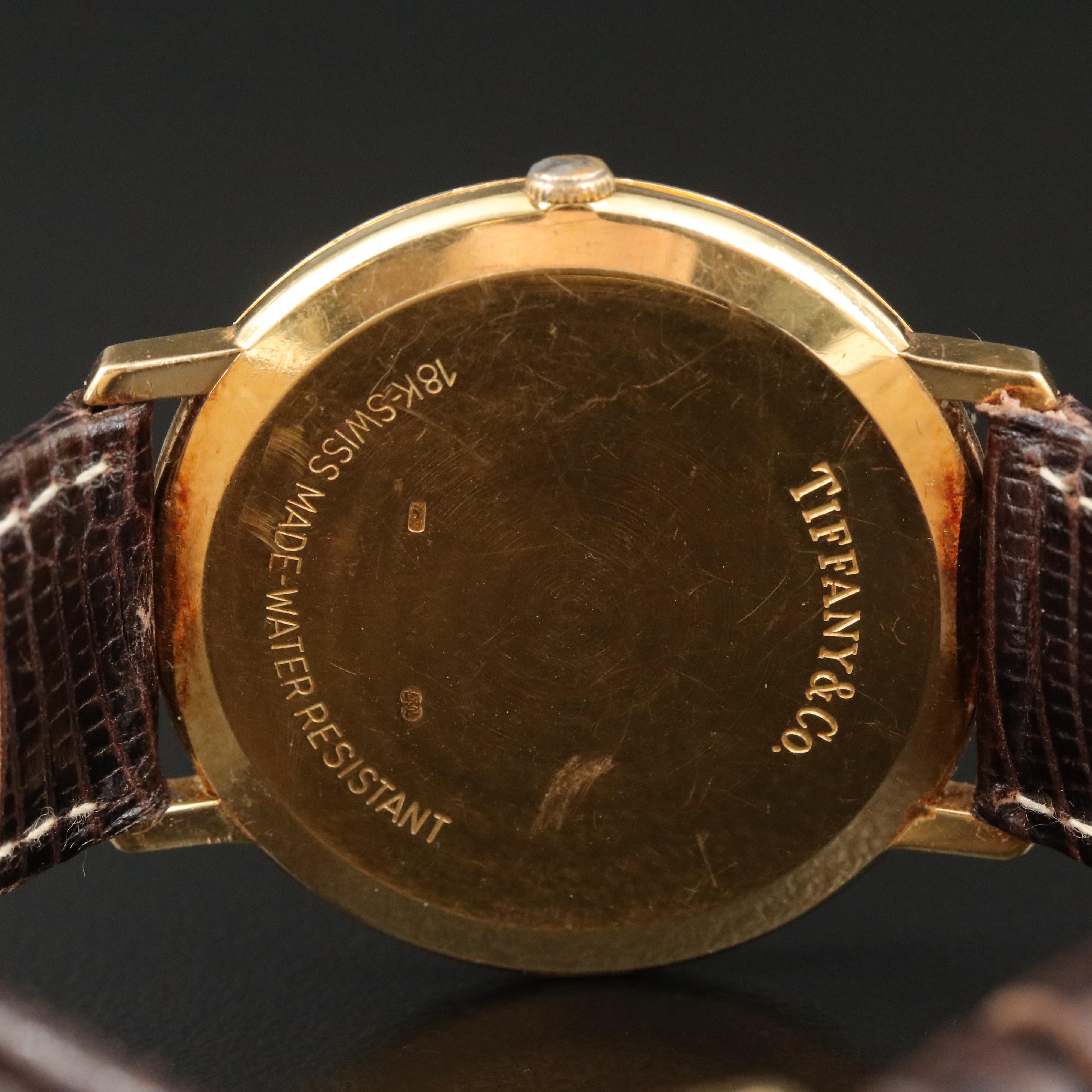 18K Tiffany & Co. Ultra Thin Quartz Watch