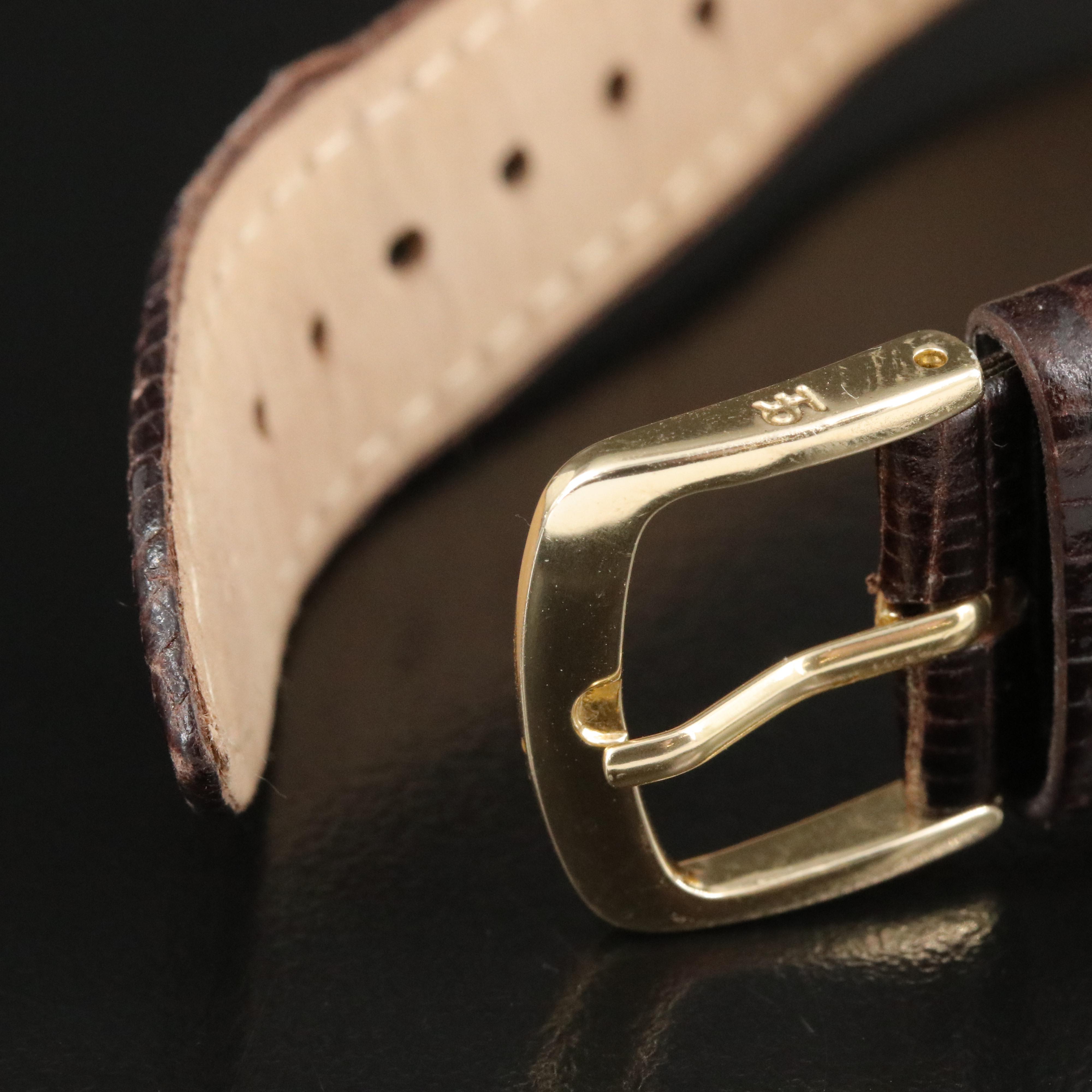 18K Tiffany & Co. Ultra Thin Quartz Watch