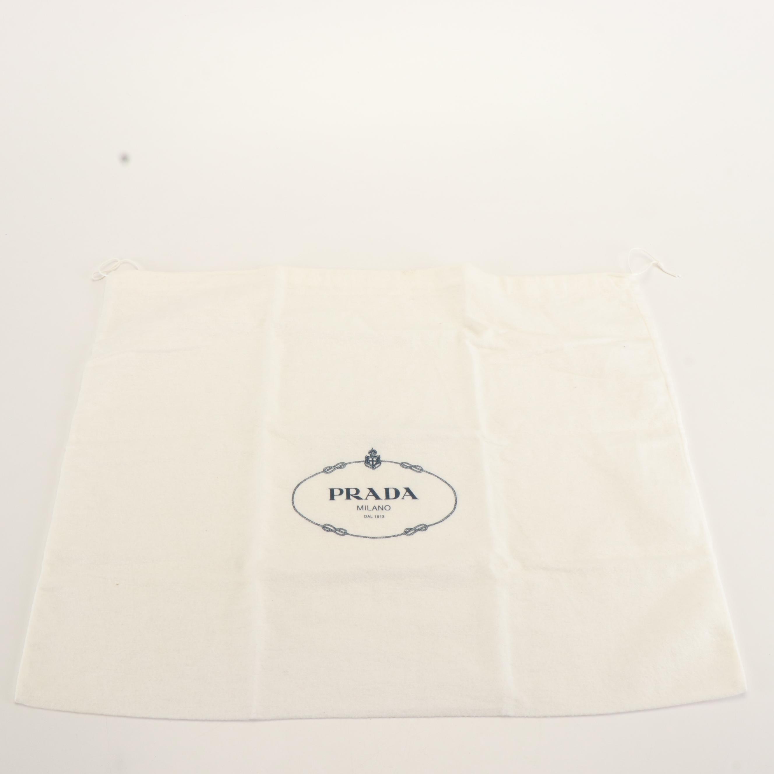 Prada Two Way Tote Bag in Calfskin Leather