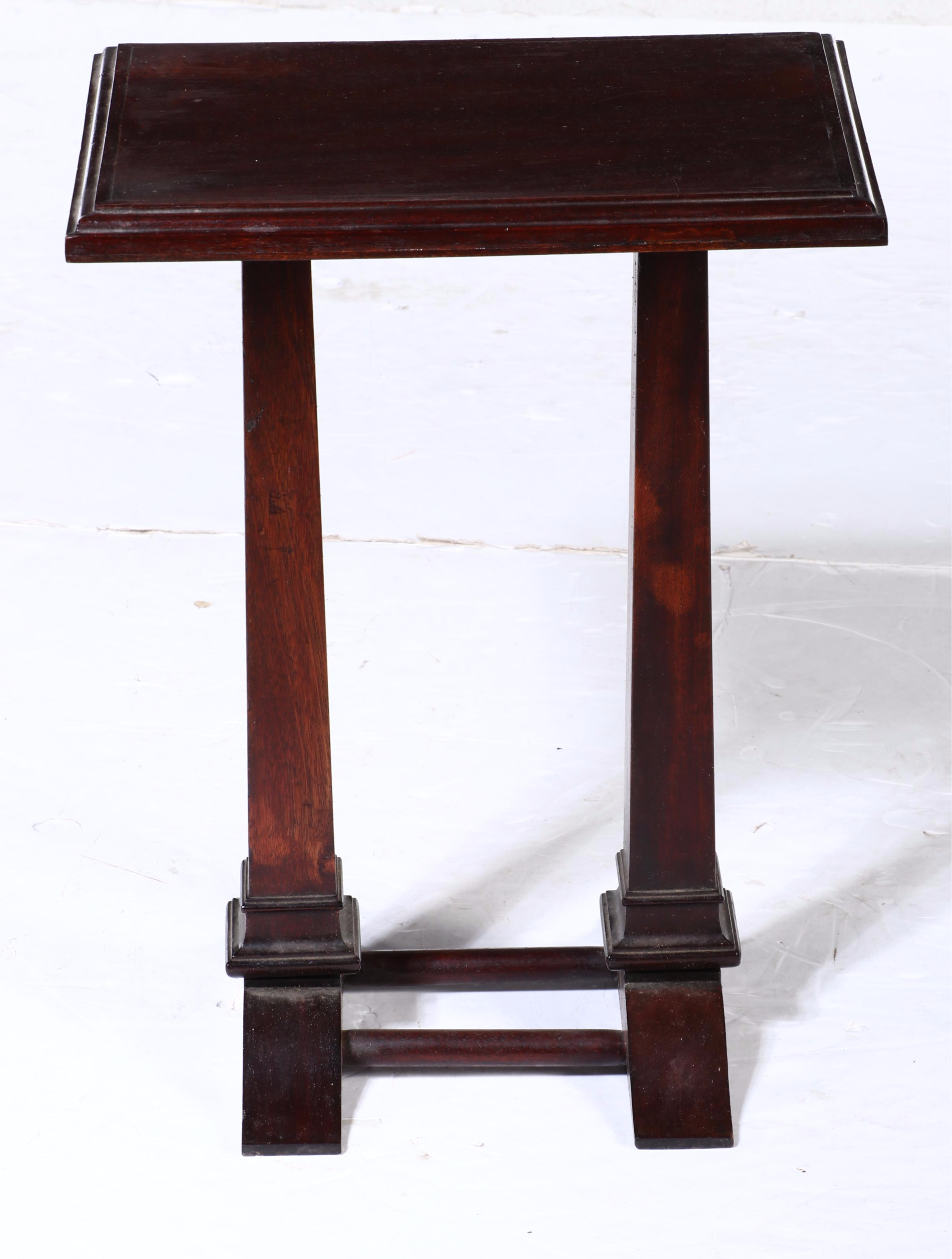 American Empire Revival Mahogany Side Table, Early 20th Century