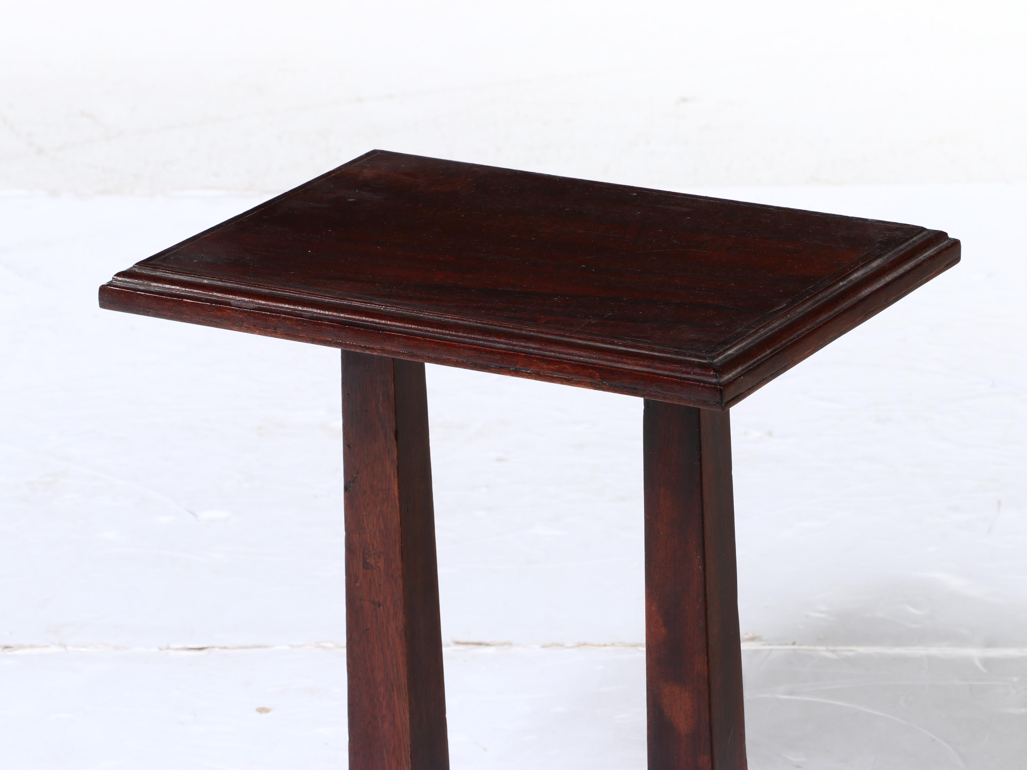 American Empire Revival Mahogany Side Table, Early 20th Century