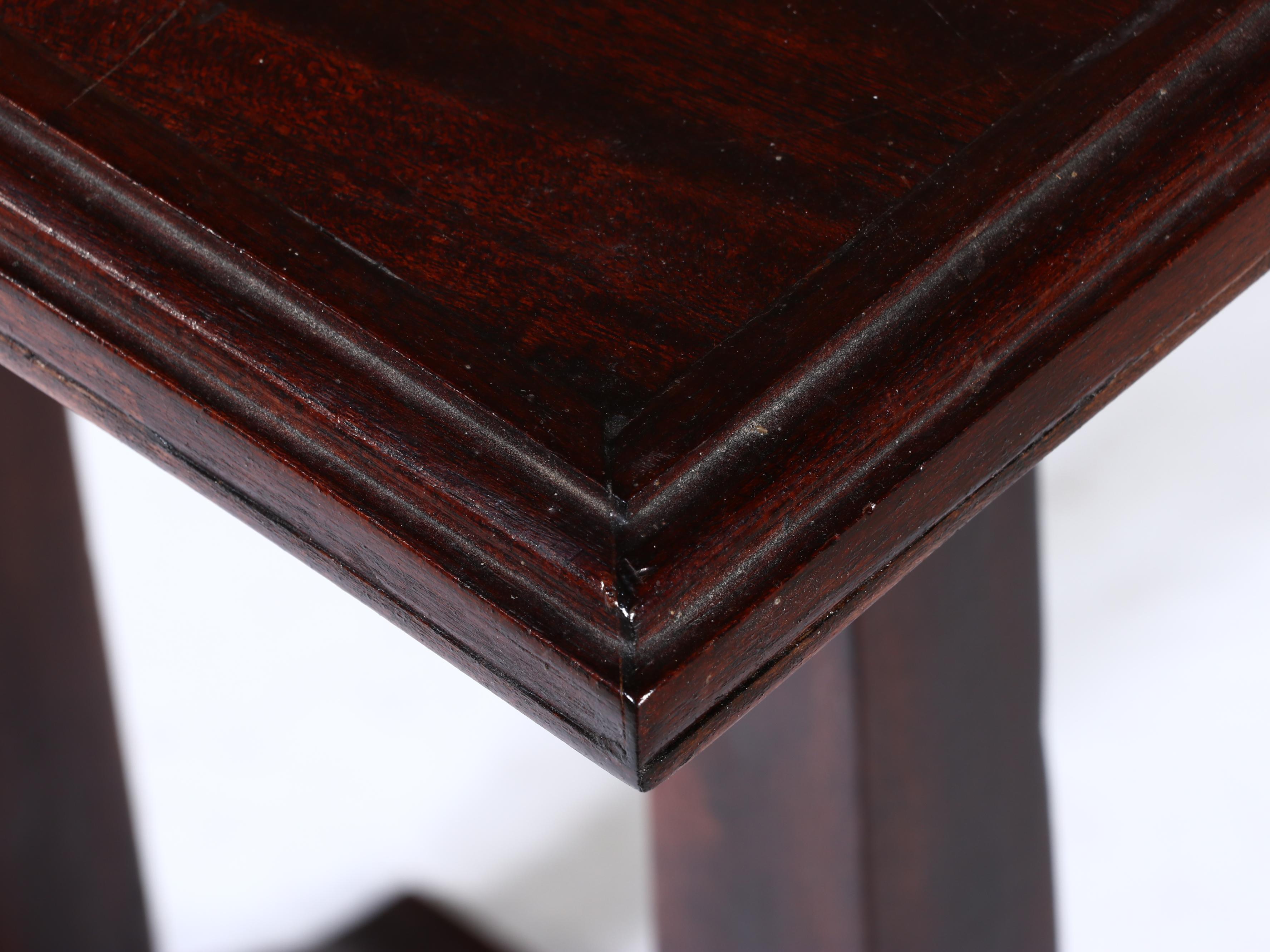 American Empire Revival Mahogany Side Table, Early 20th Century