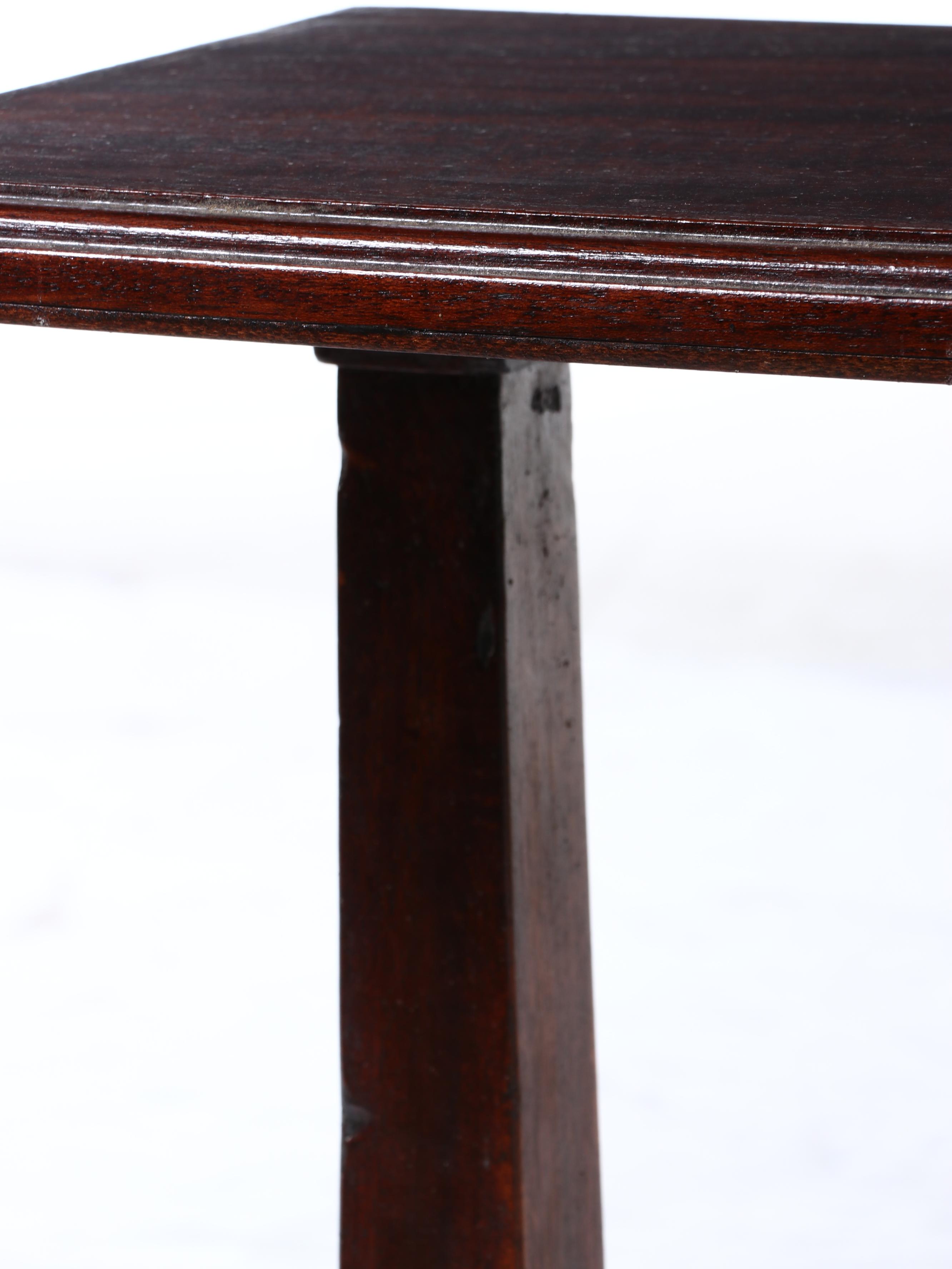 American Empire Revival Mahogany Side Table, Early 20th Century