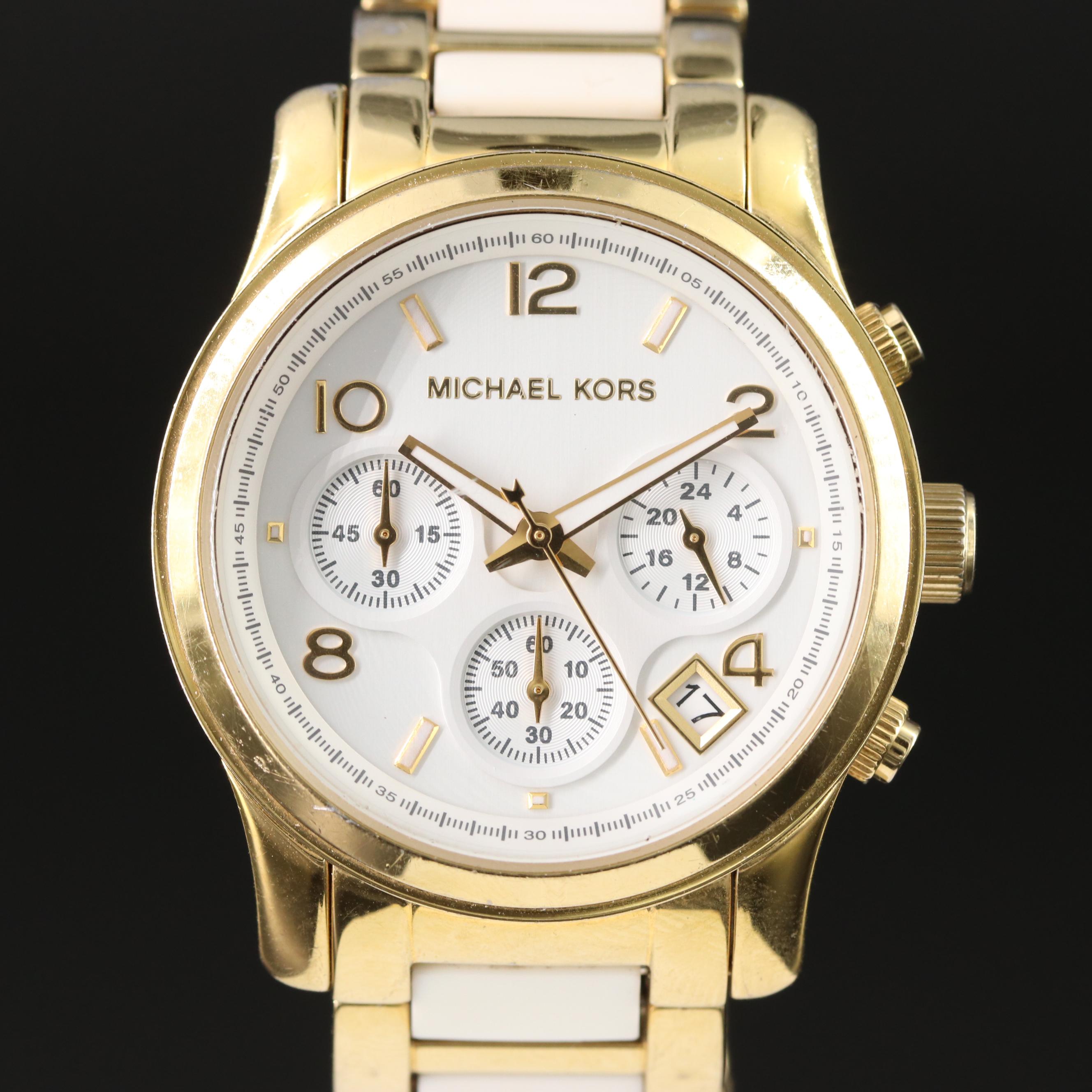 Michael Kors Runway Chronograph Date Watch