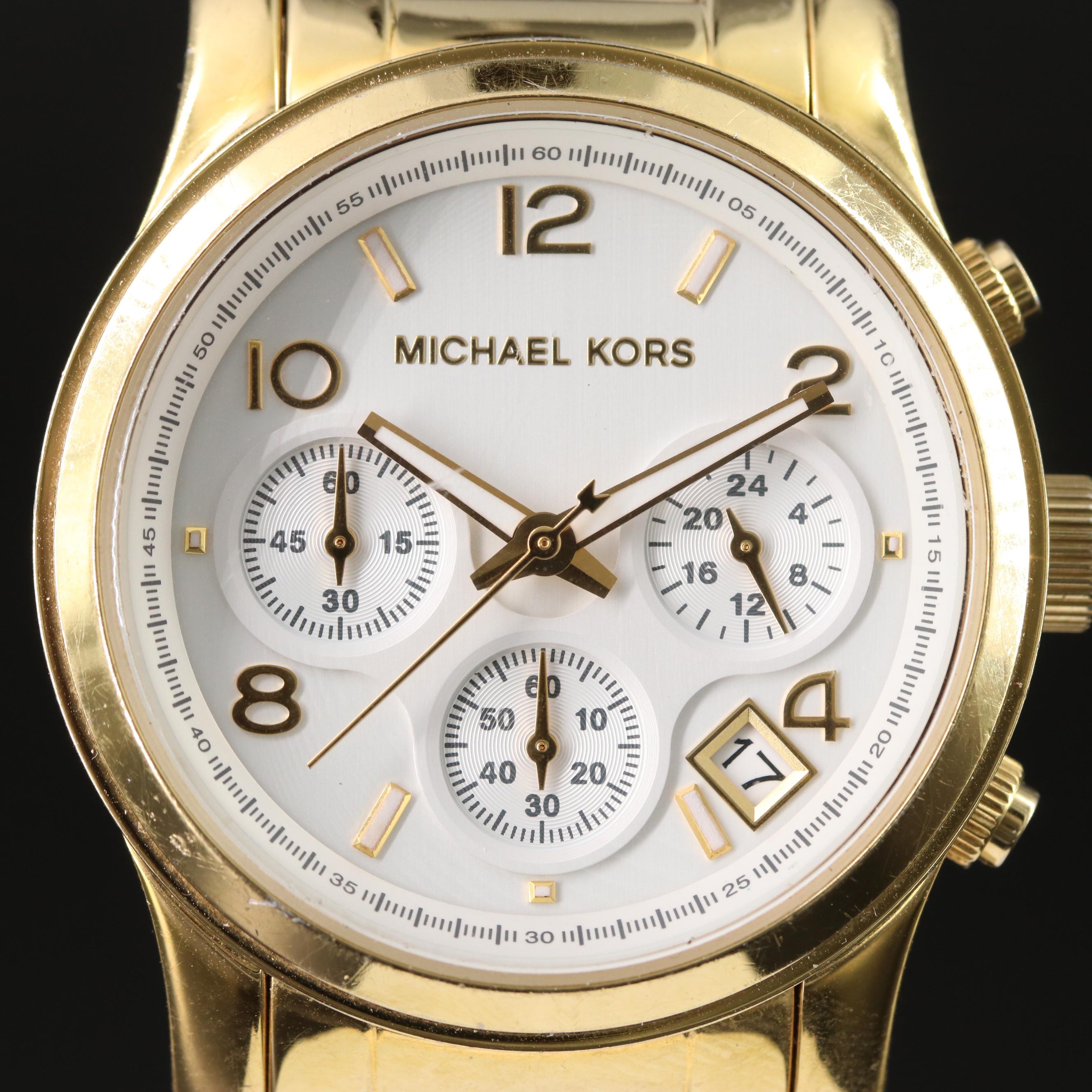 Michael Kors Runway Chronograph Date Watch
