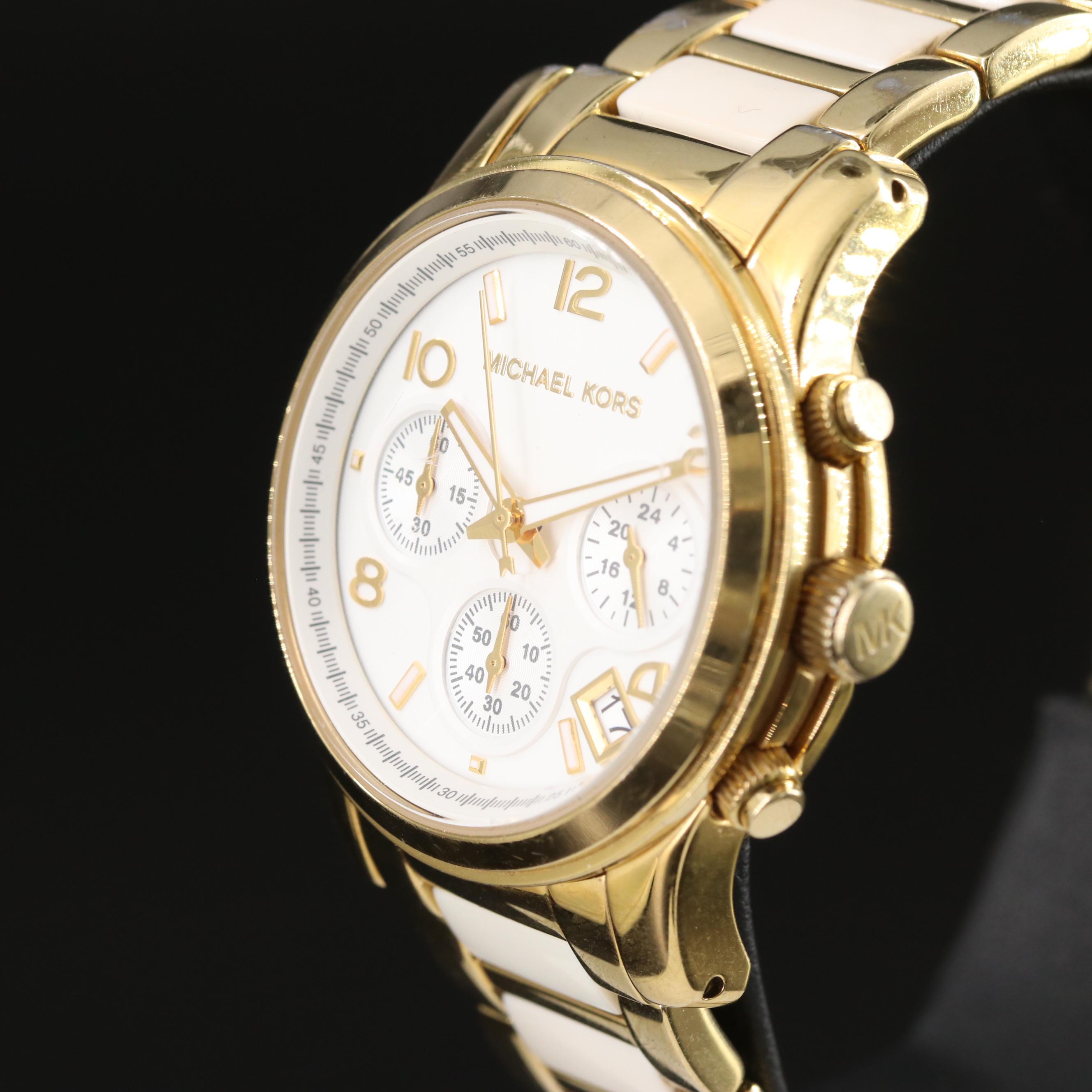 Michael Kors Runway Chronograph Date Watch