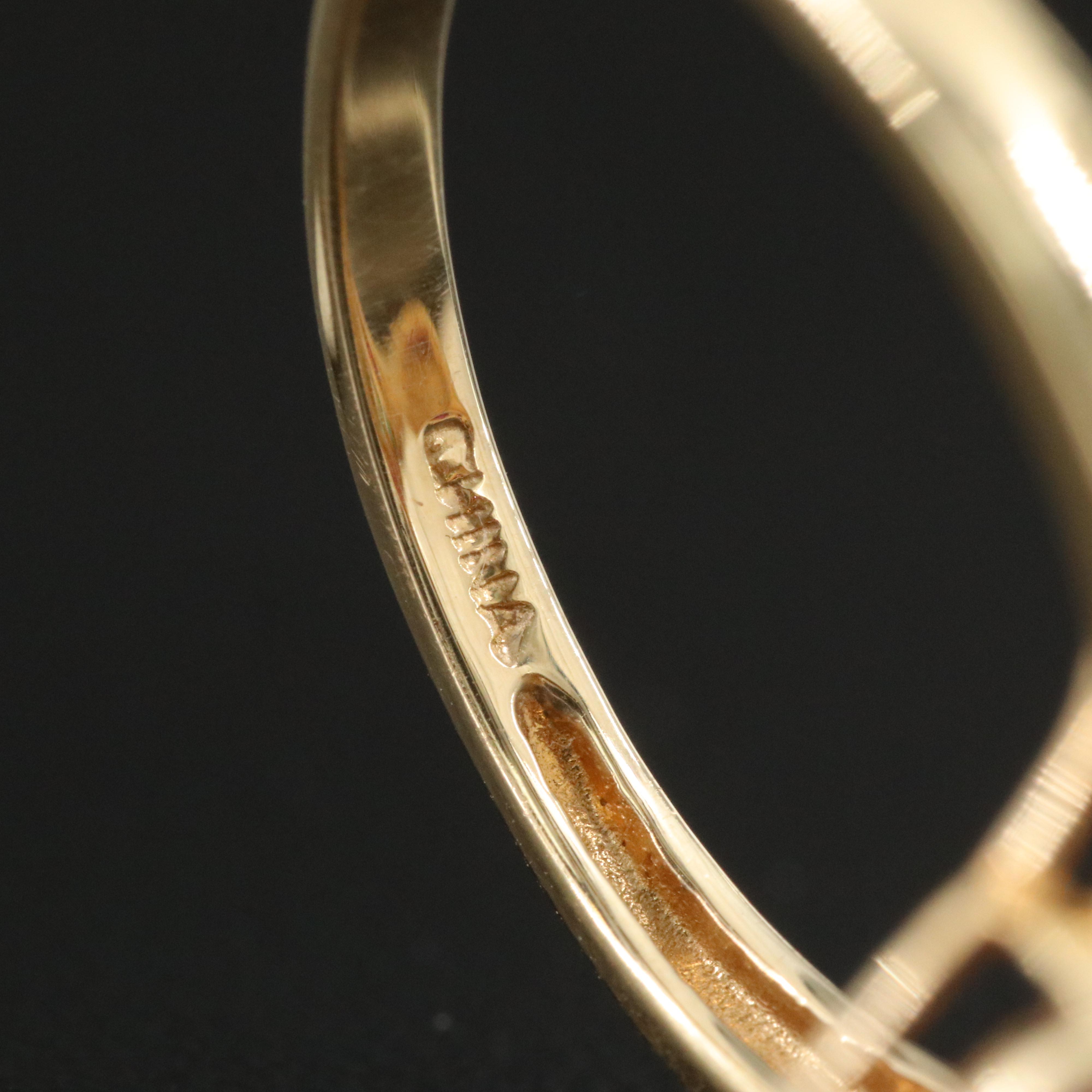 14K Sapphire, Ruby and Emerald Ring