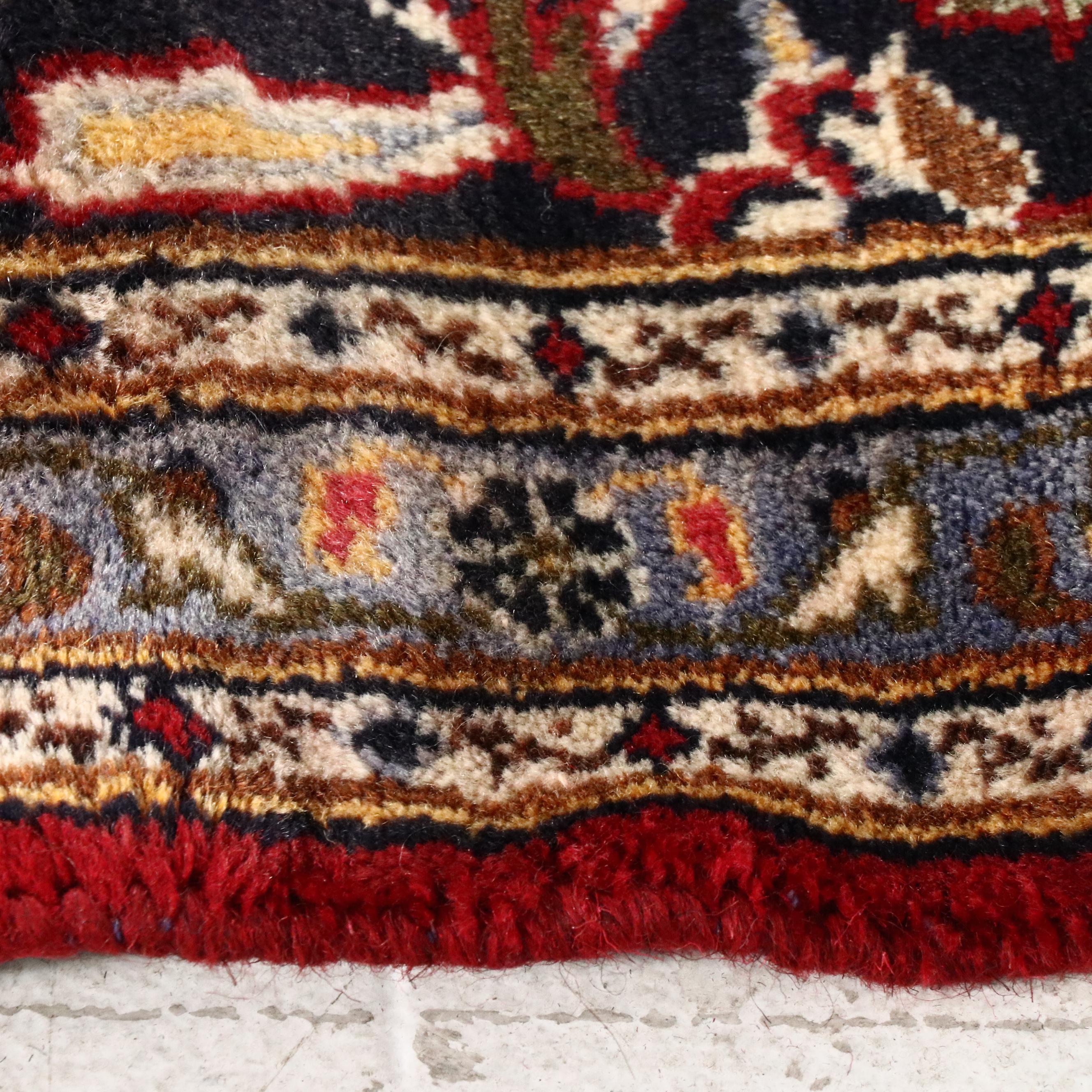 8'10 x 12'10 Hand-Knotted Persian Kashan Room Sized Rug