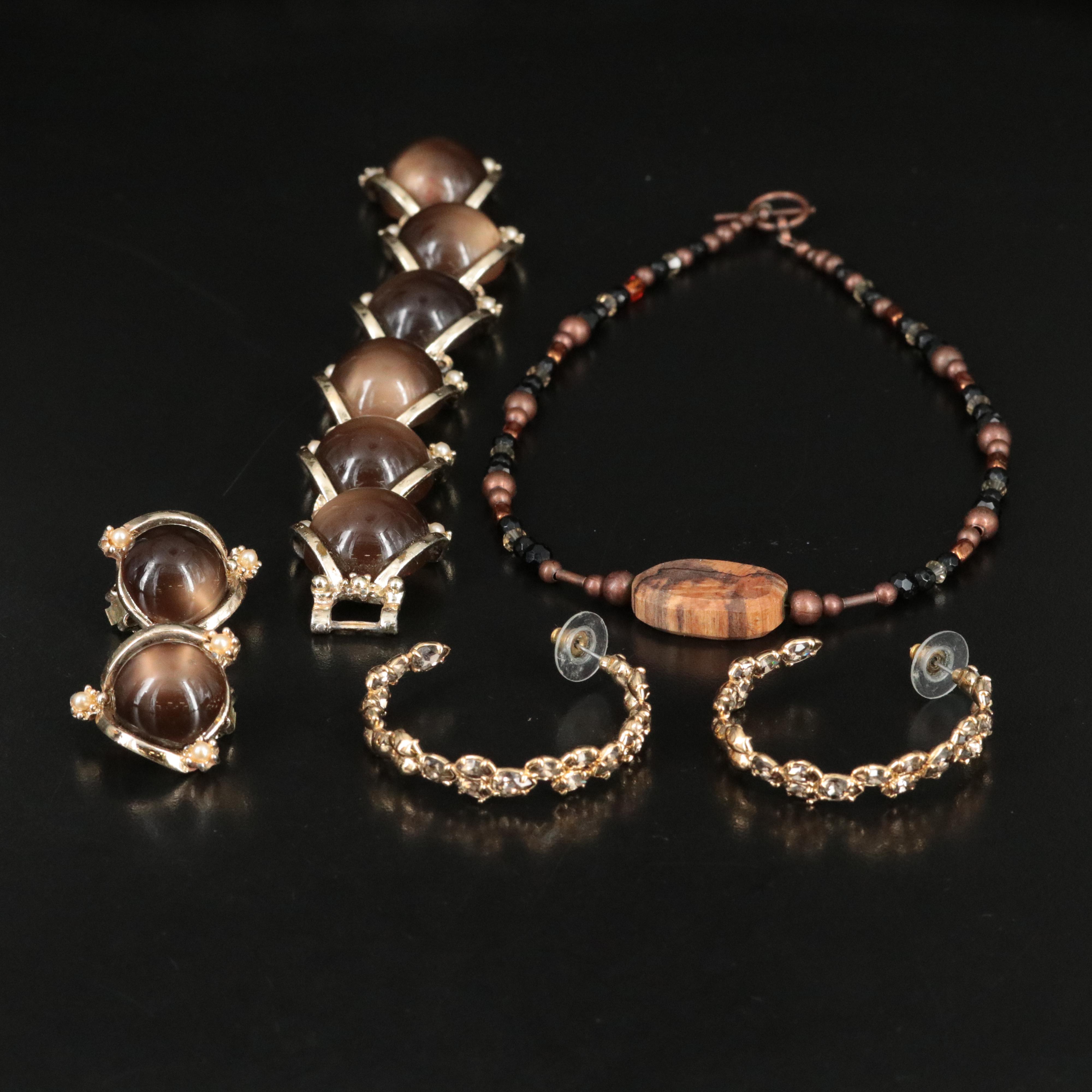 Necklace, Earrings and Bracelet Collection