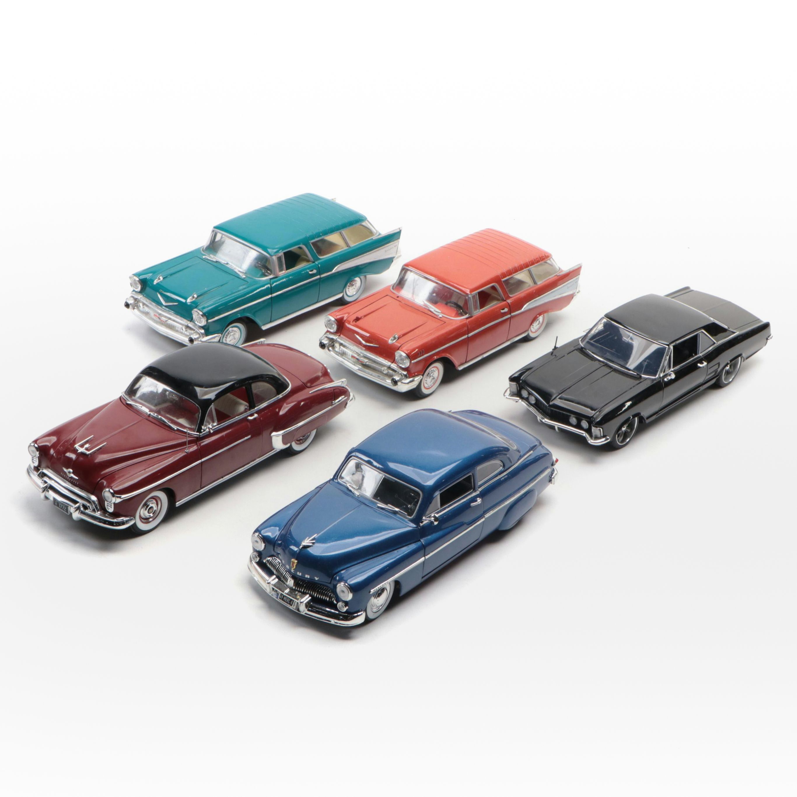 Road Tough '57 Chevy Nomad Diecast Model Car with Other Diecast Models