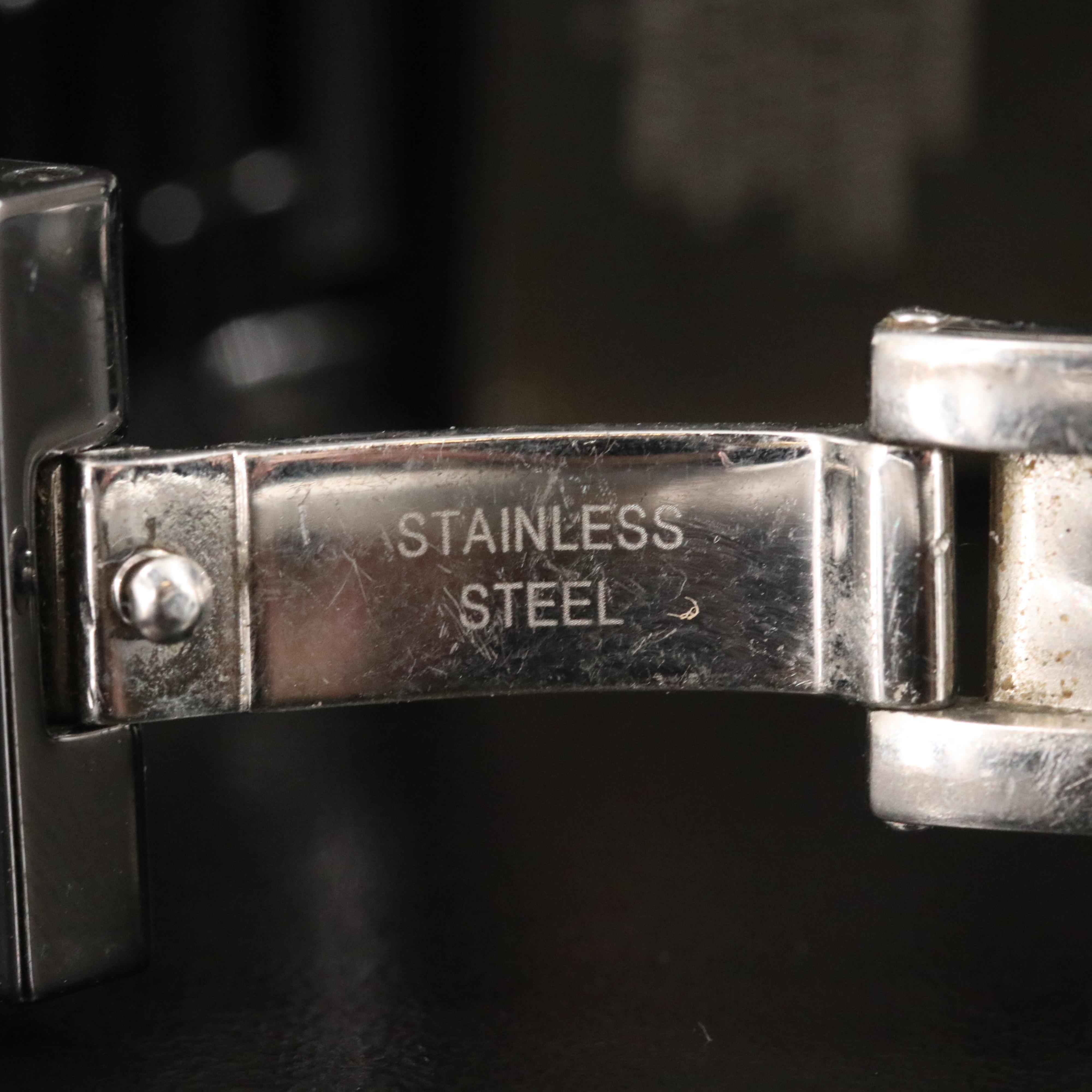 Michele Black Mother-of-Pearl Dial Diamond Chronograph Quartz Watch