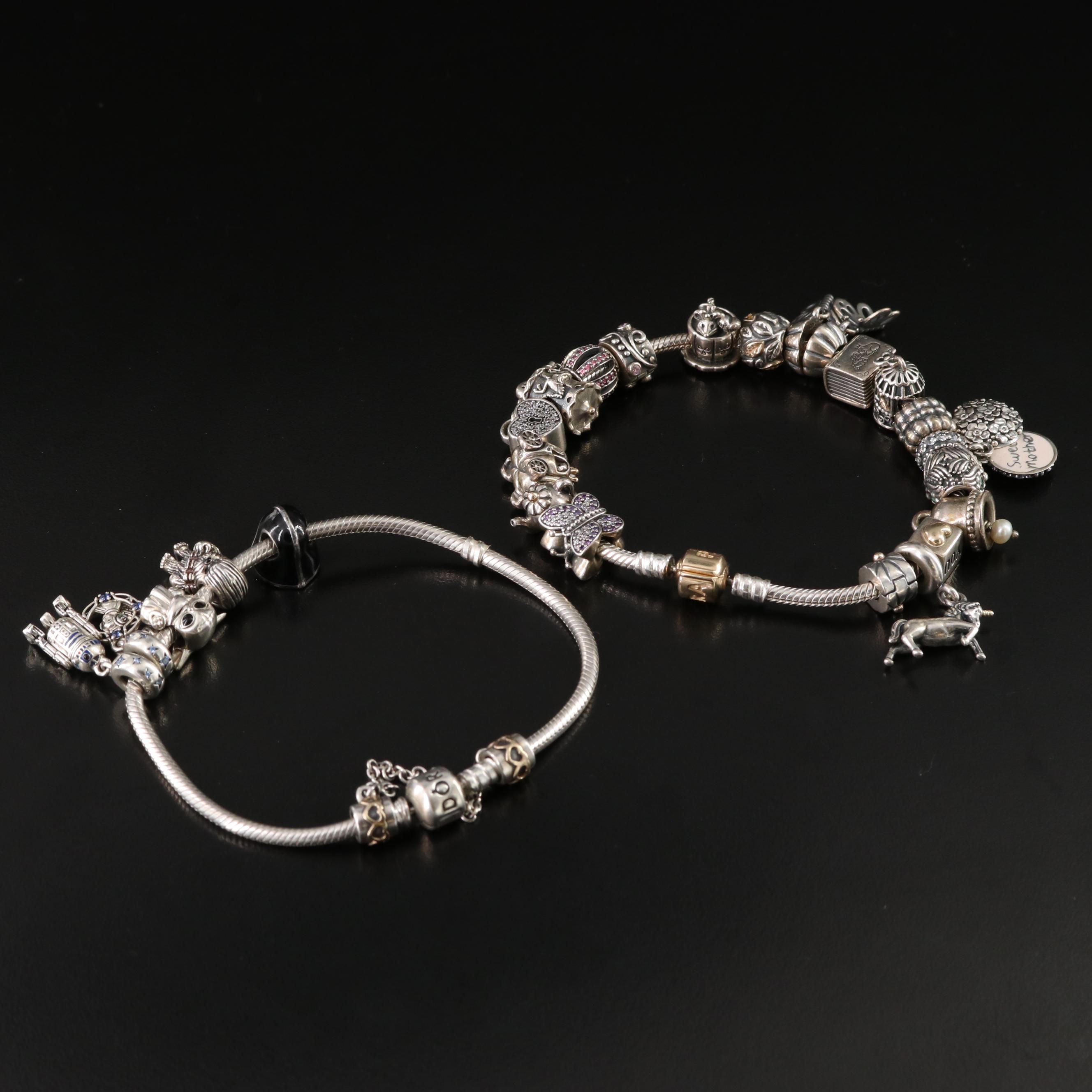 Pandora Star Wars and Fairy Tale Themed Bracelets Featured in Sterling Jewelry