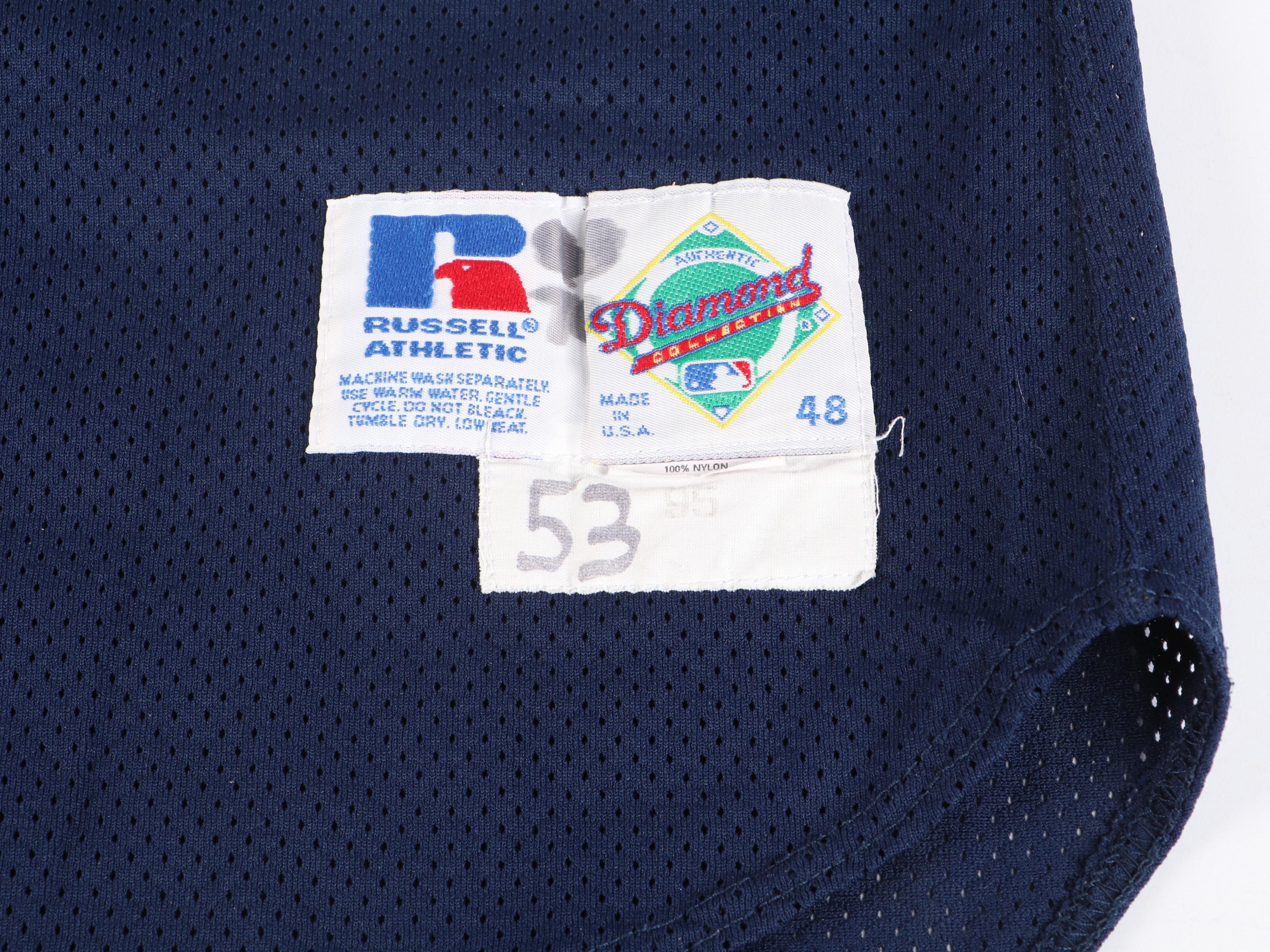 Phil Nevin Player Issued Detroit Tigers Jersey with Mike Henneman Signed Hat