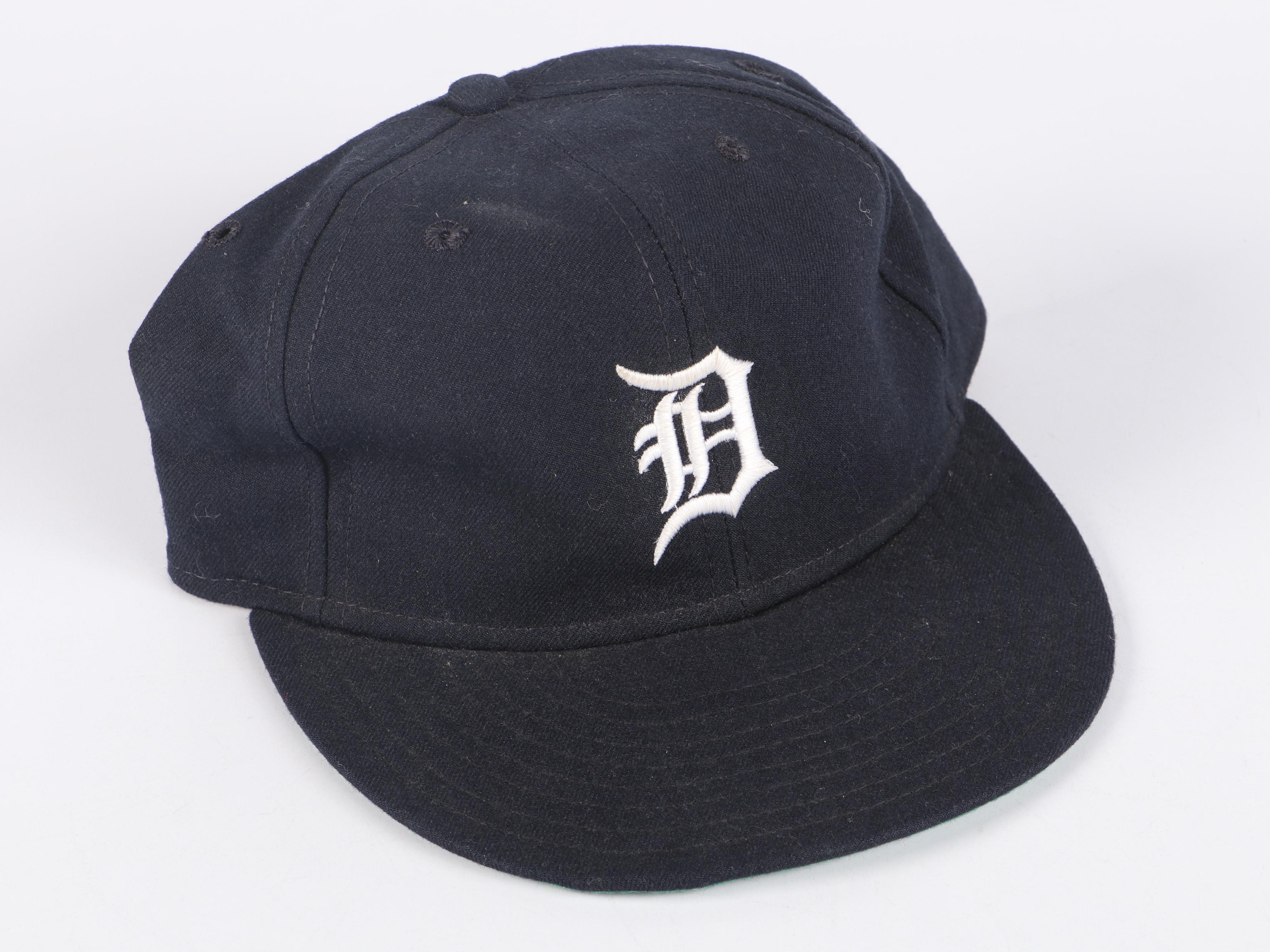 Phil Nevin Player Issued Detroit Tigers Jersey with Mike Henneman Signed Hat