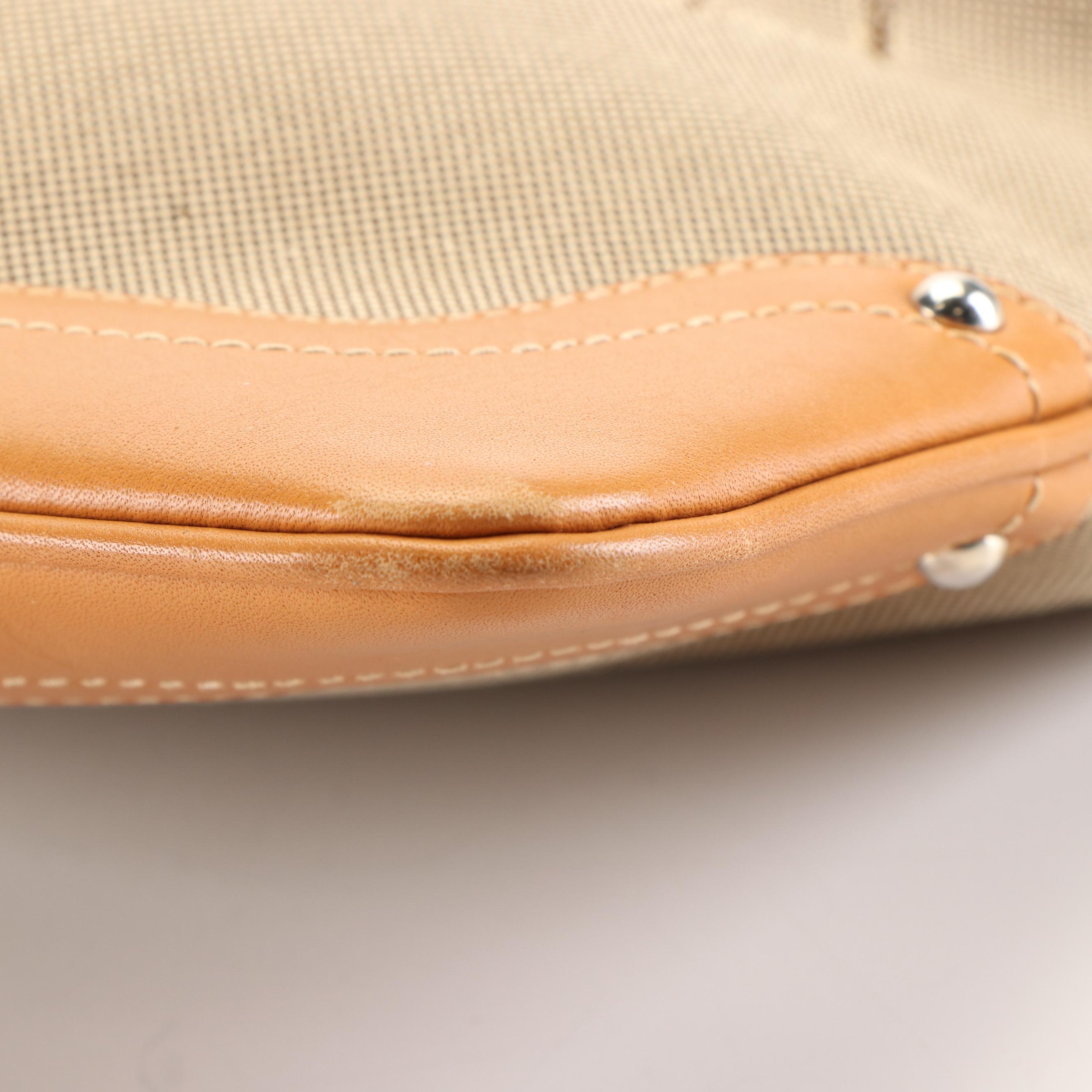 Prada Canapa Logo Crossbody Bag in Canvas and Leather