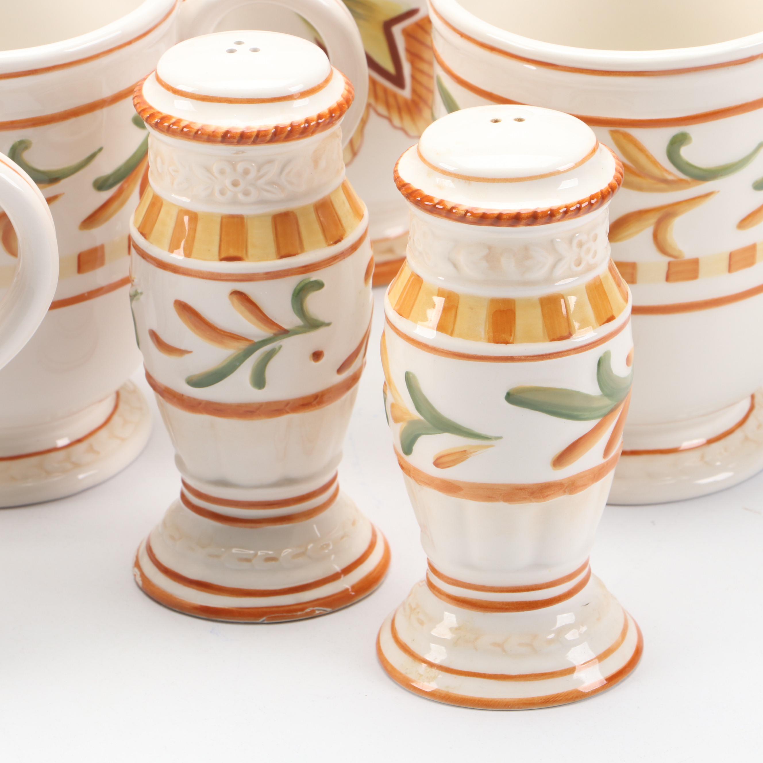 Fitz & Floyd "Grand Haven" Ceramic Dinnerware, 2008