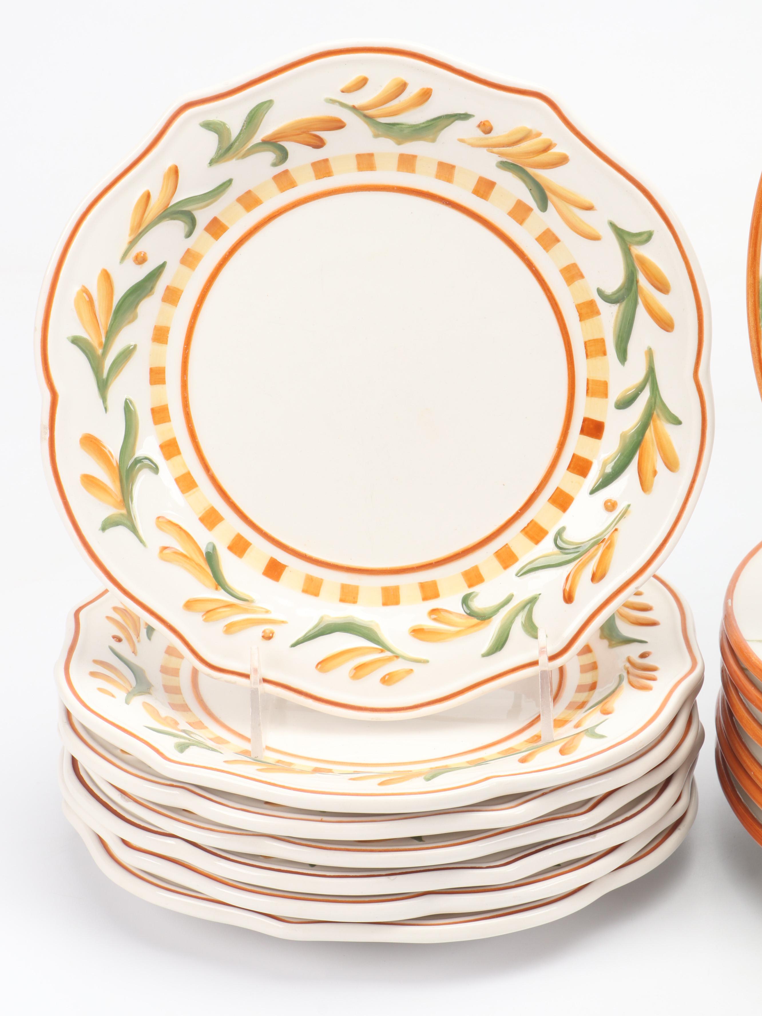 Fitz & Floyd "Grand Haven" Ceramic Dinnerware, 2008