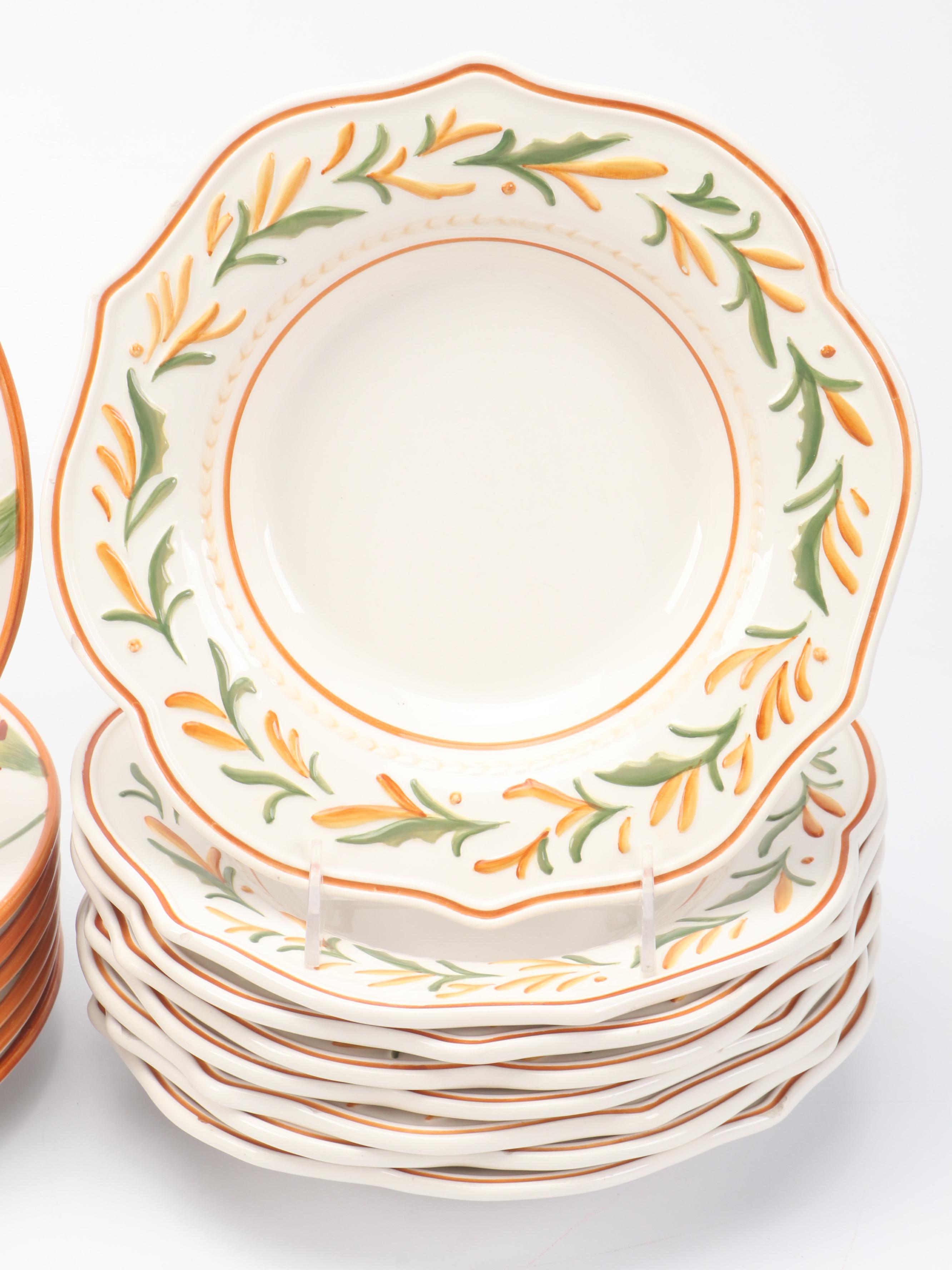 Fitz & Floyd "Grand Haven" Ceramic Dinnerware, 2008