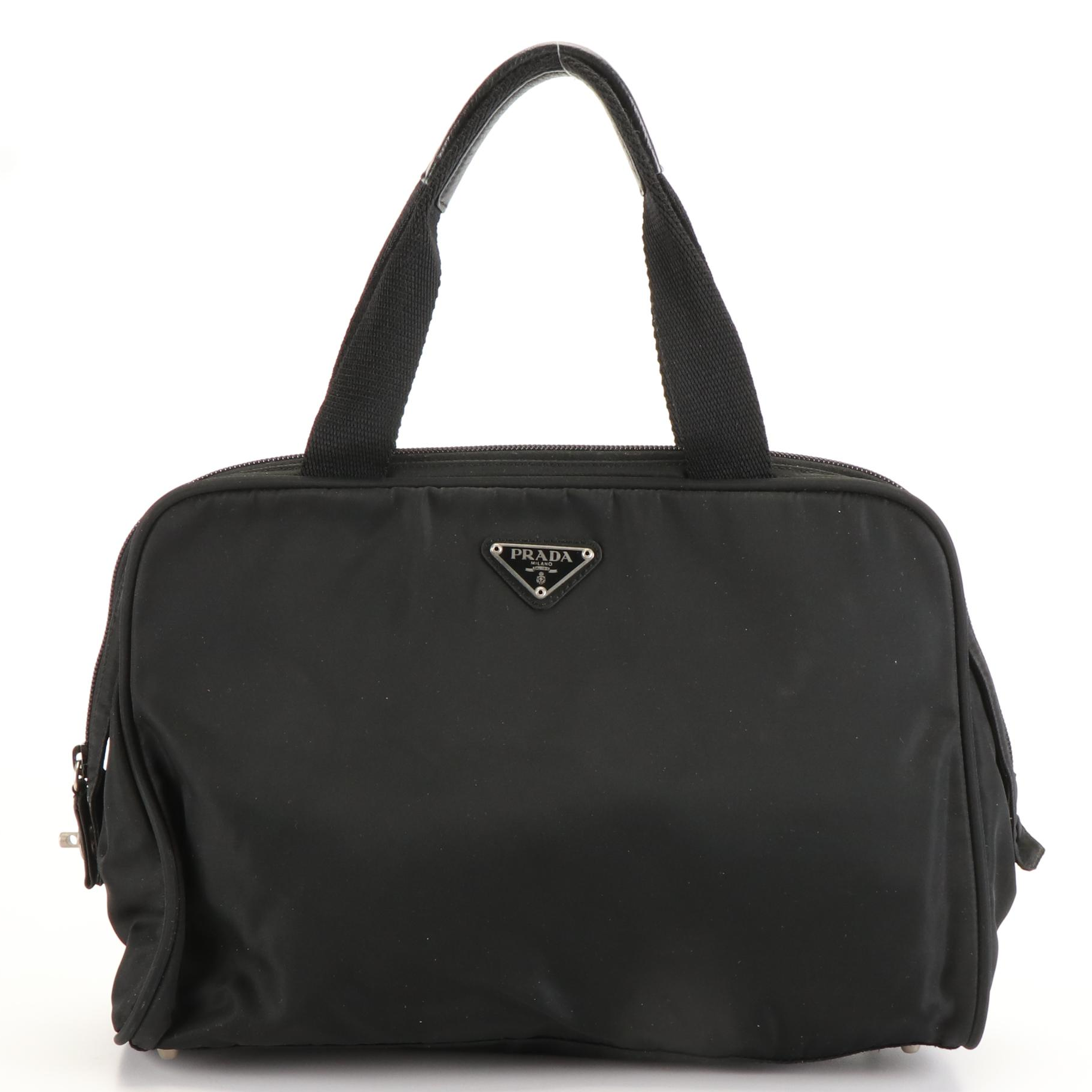 Prada Tessuto Handbag in Black Nylon