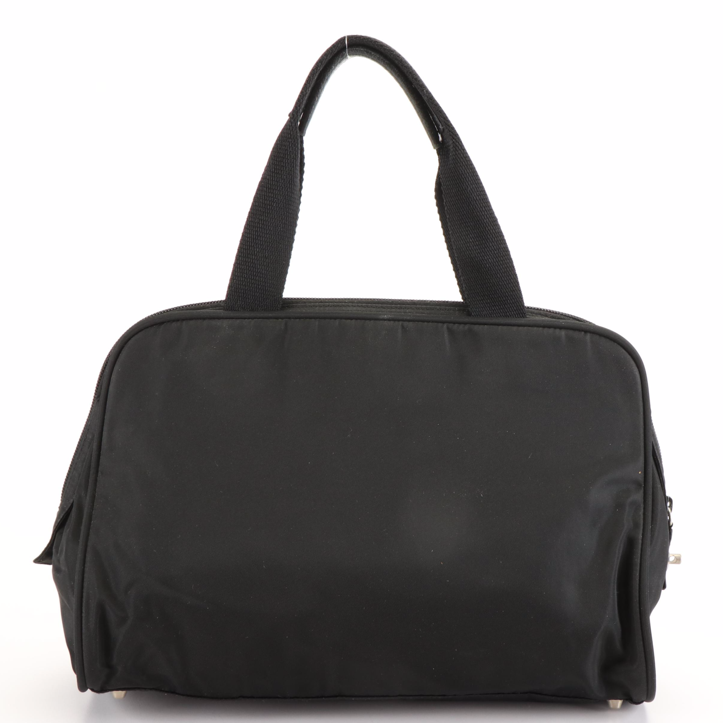Prada Tessuto Handbag in Black Nylon