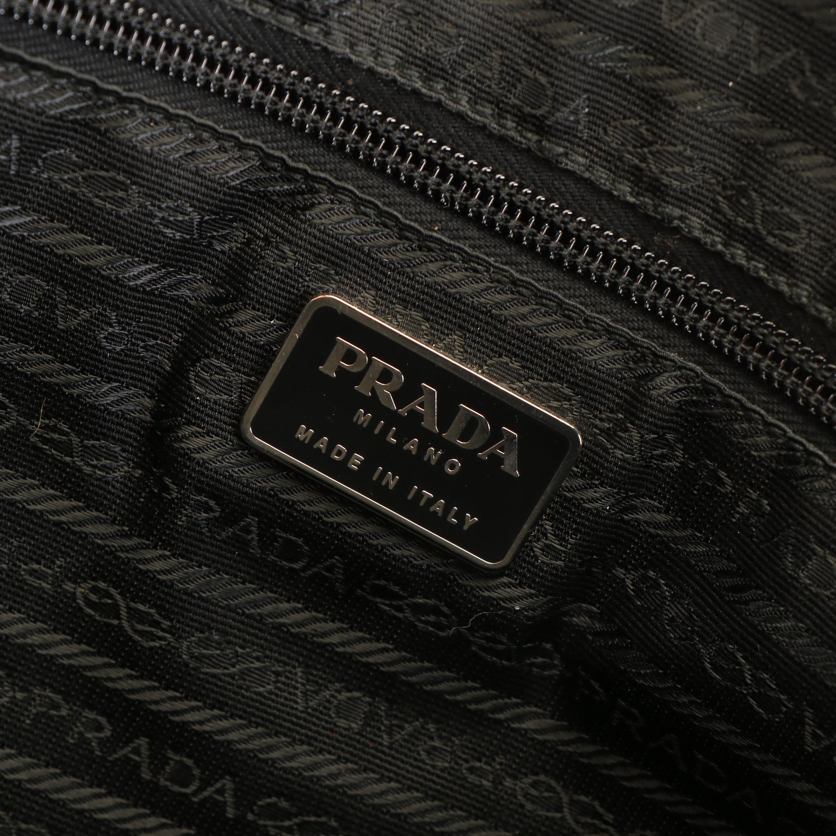 Prada Tessuto Handbag in Black Nylon