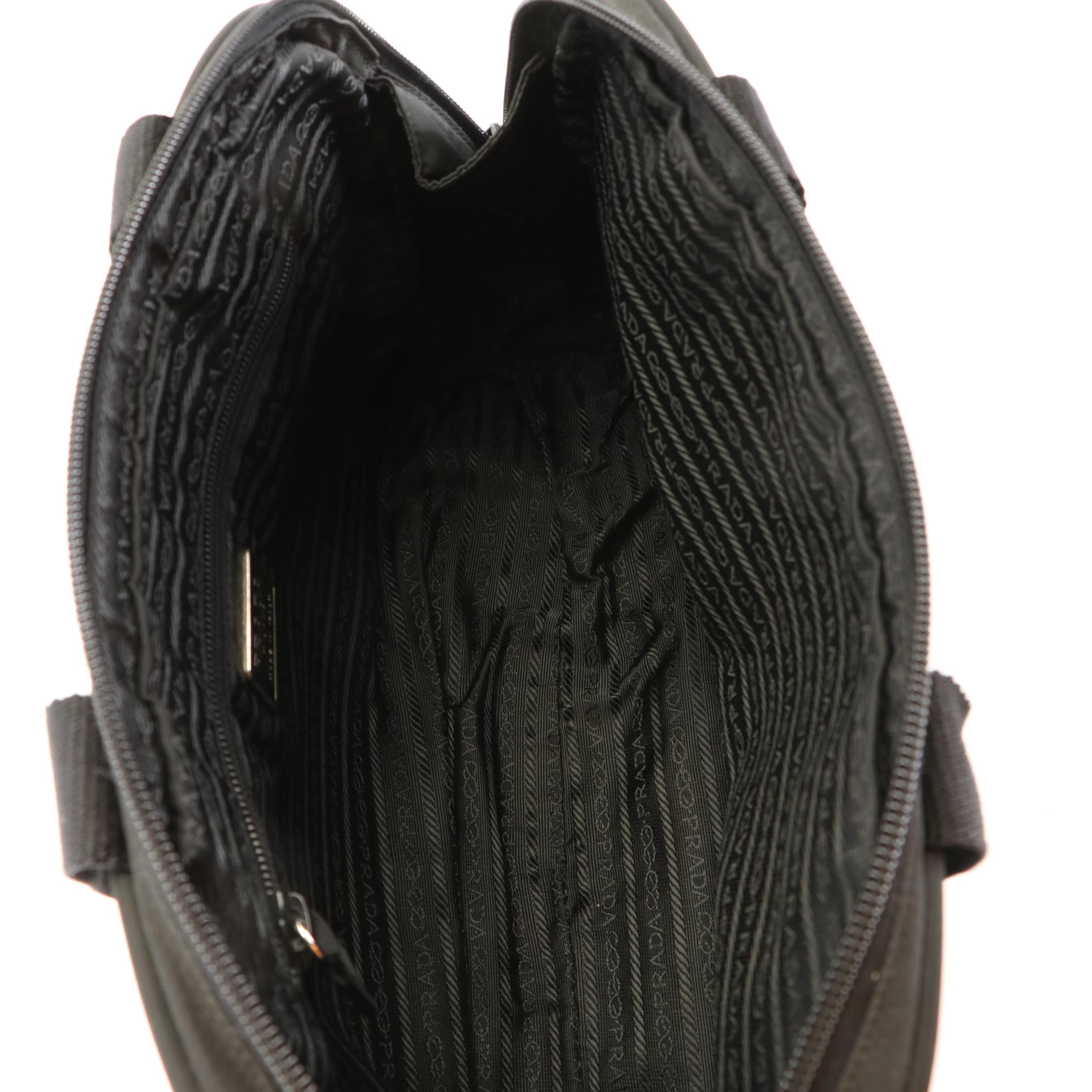 Prada Tessuto Handbag in Black Nylon