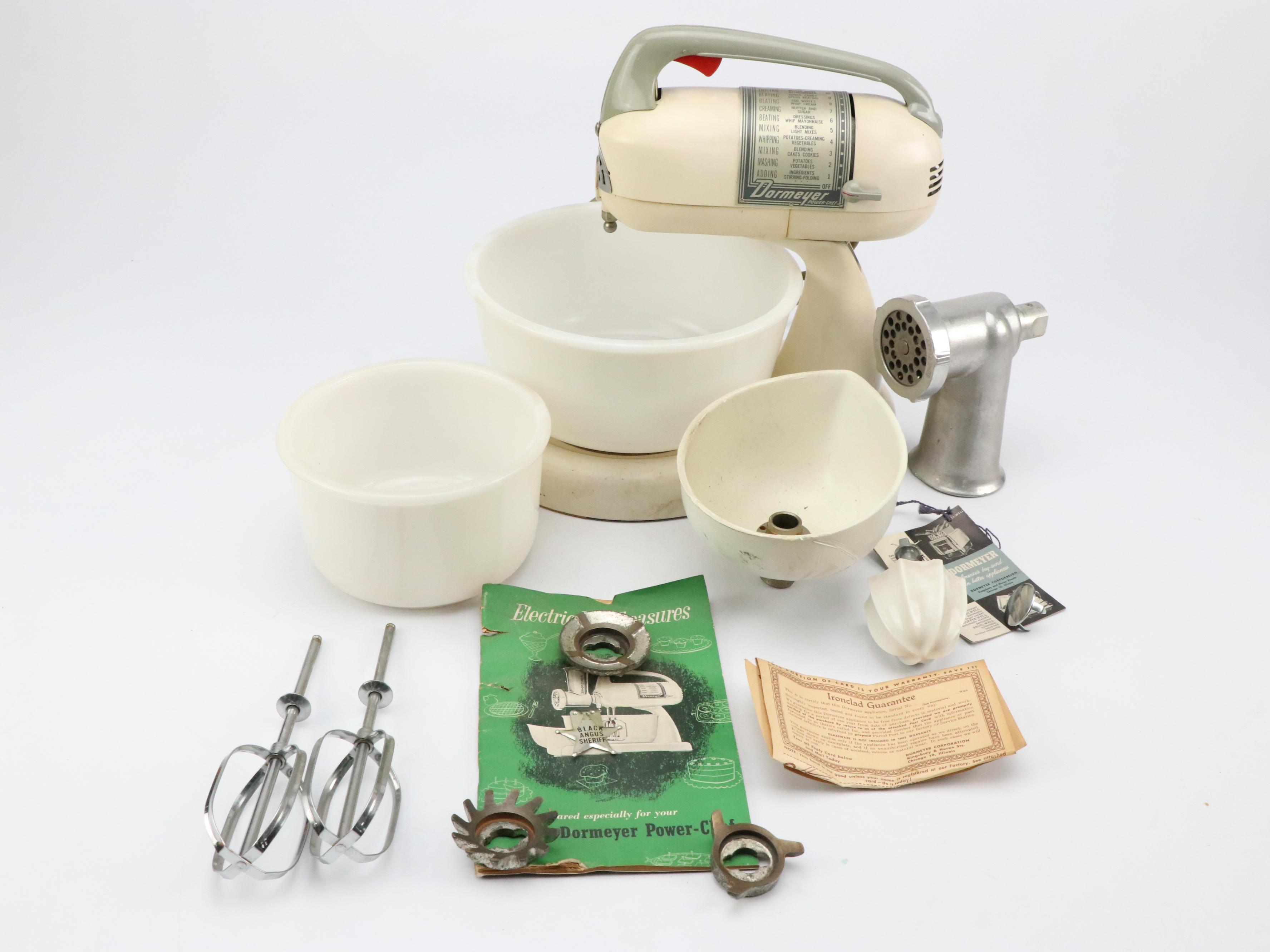 Dormeyer Power Chef Stand Mixer with Vintage Kitchen Gadgets and More