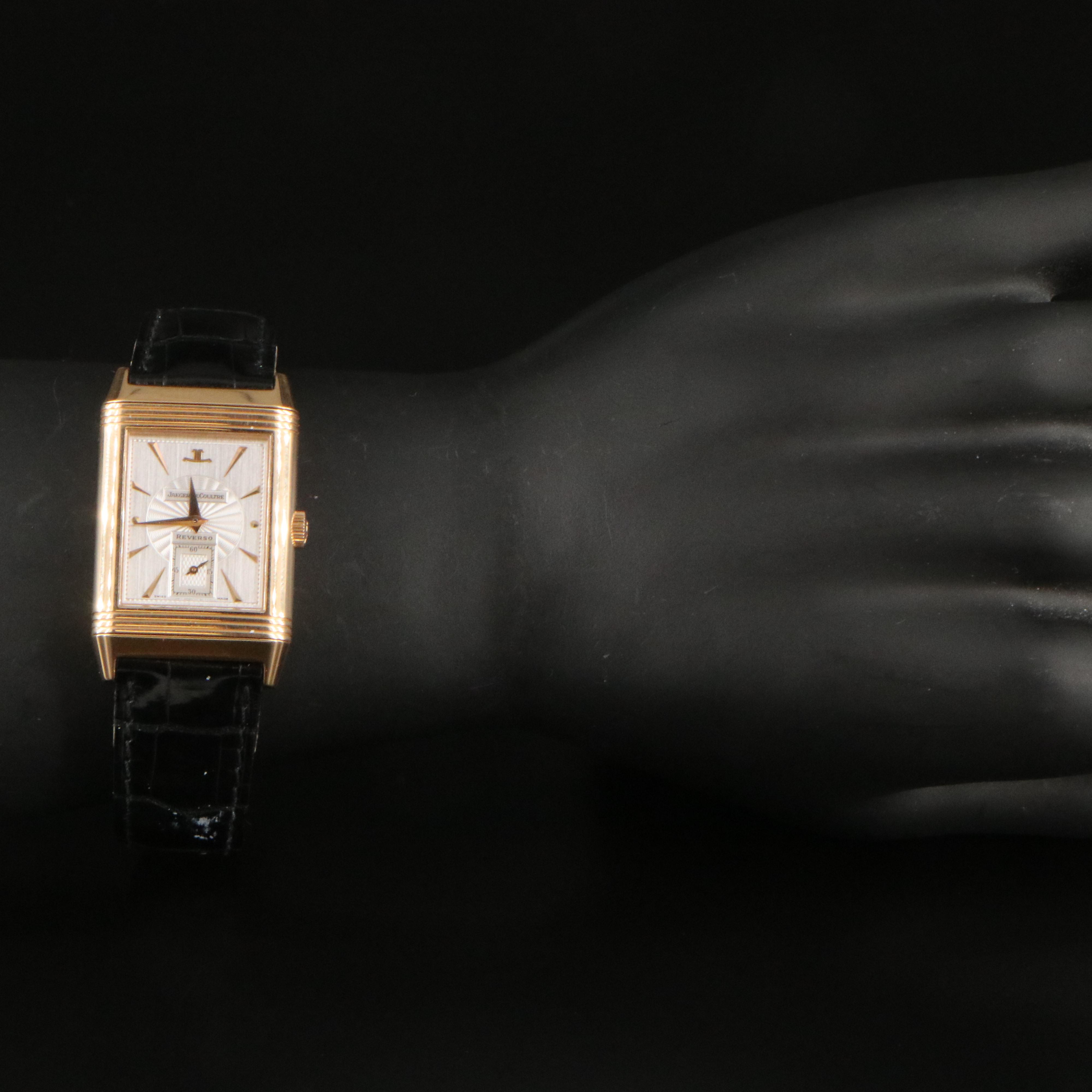 Jaeger LeCoultre Reverso Art Deco 18K Rose Gold ref. 270.240.623B Watch