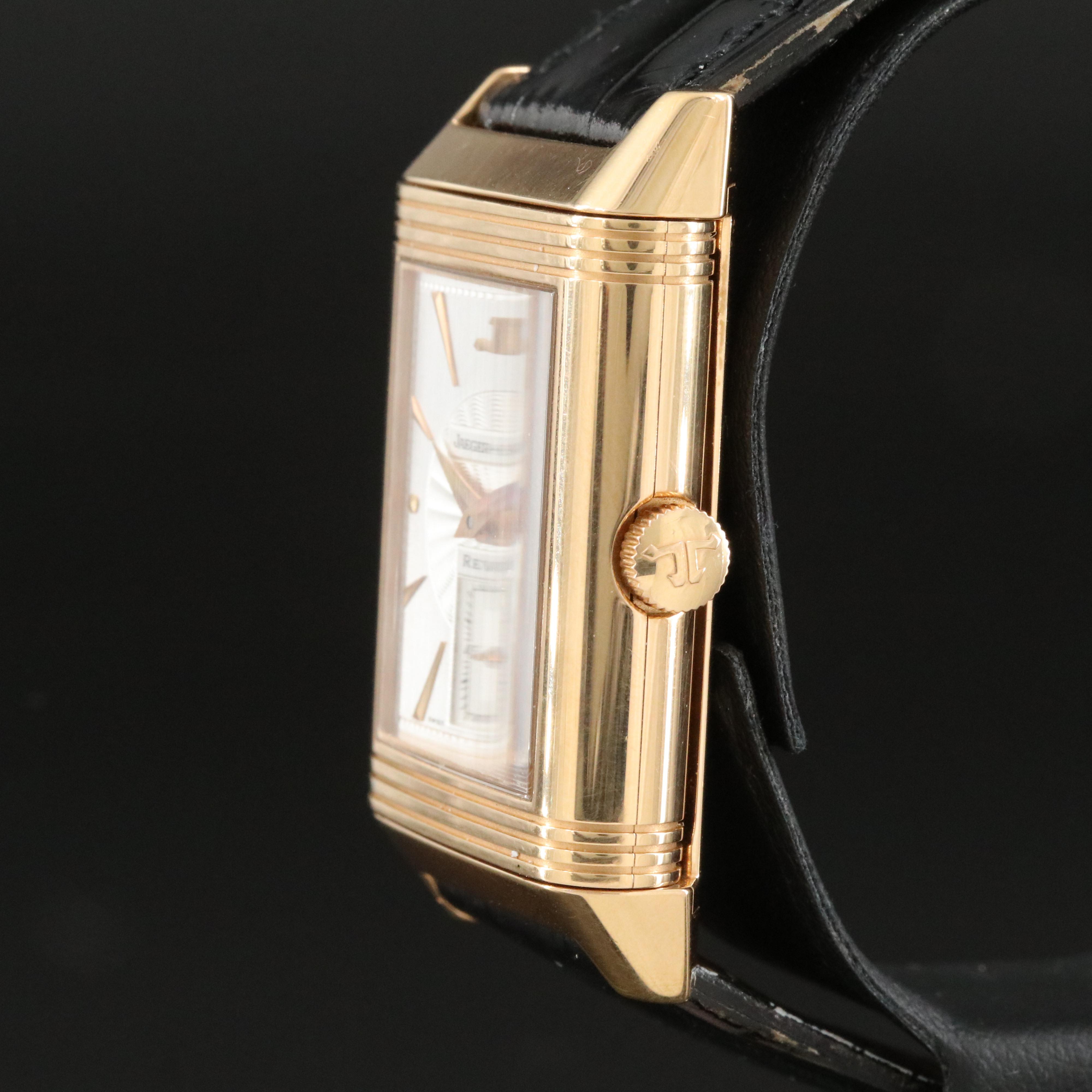 Jaeger LeCoultre Reverso Art Deco 18K Rose Gold ref. 270.240.623B Watch