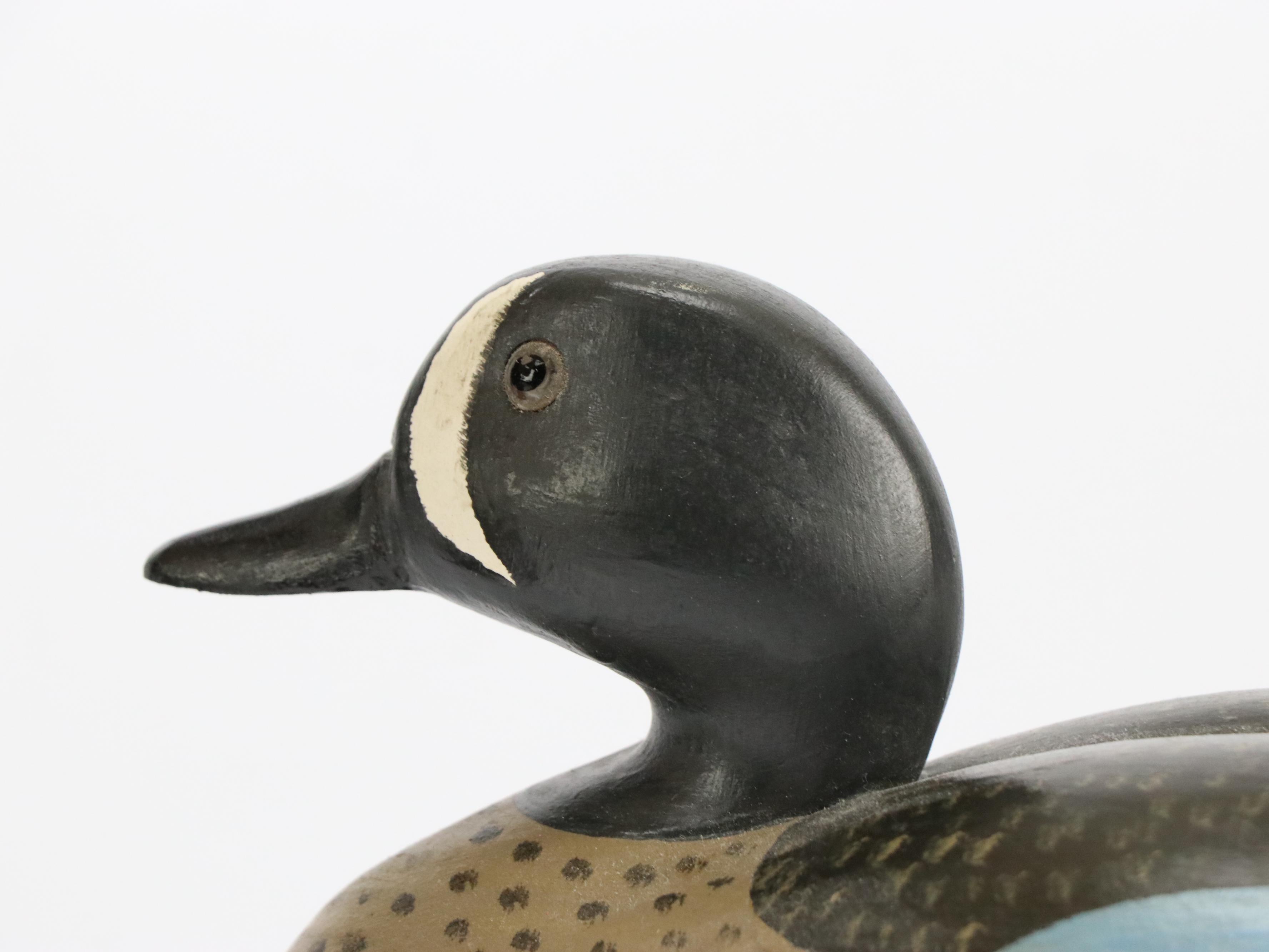 Carved and Painted Wood Duck Decoy Table Lamps