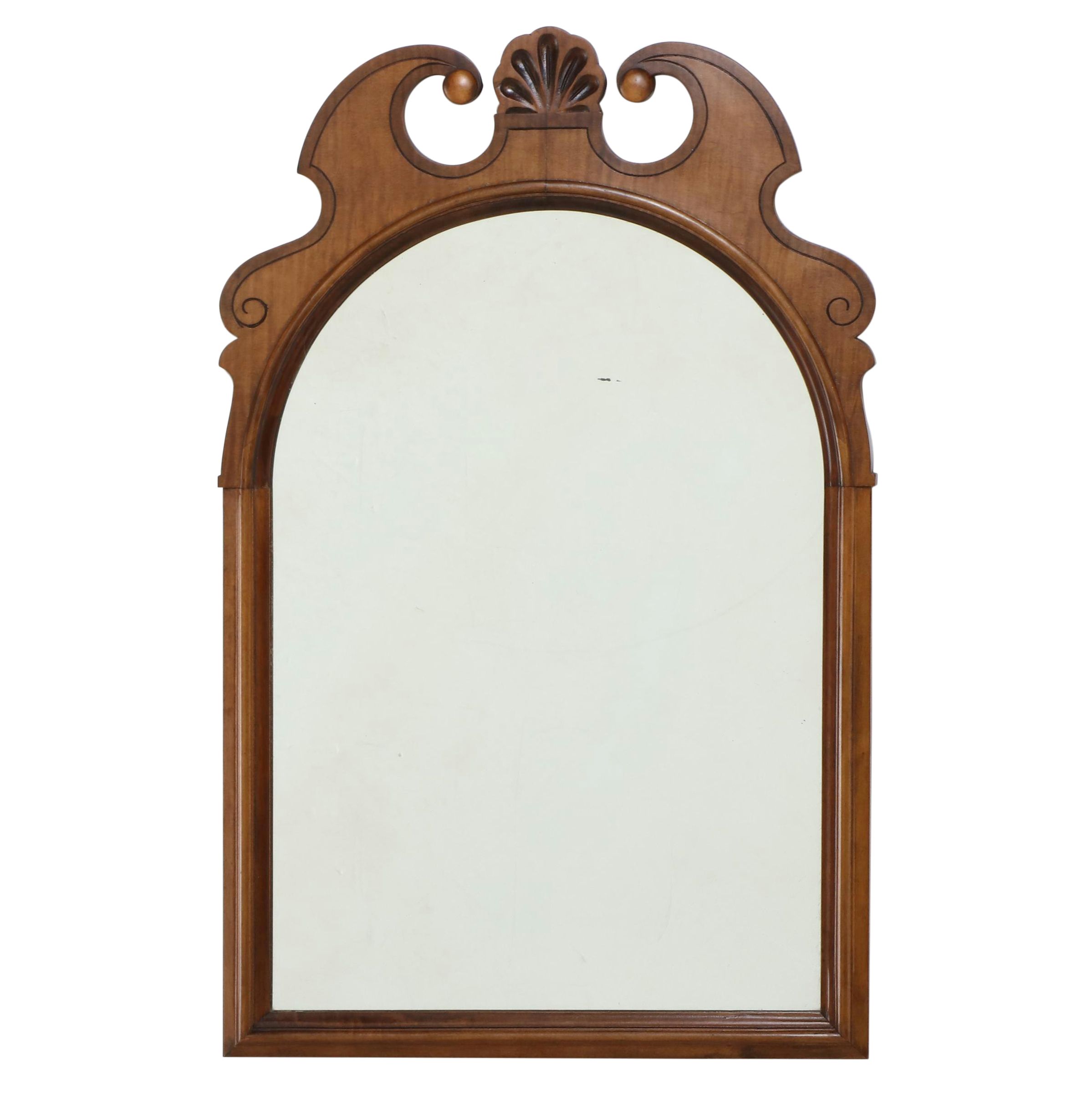 Federal Style Maple Mirror, Early 20th Century