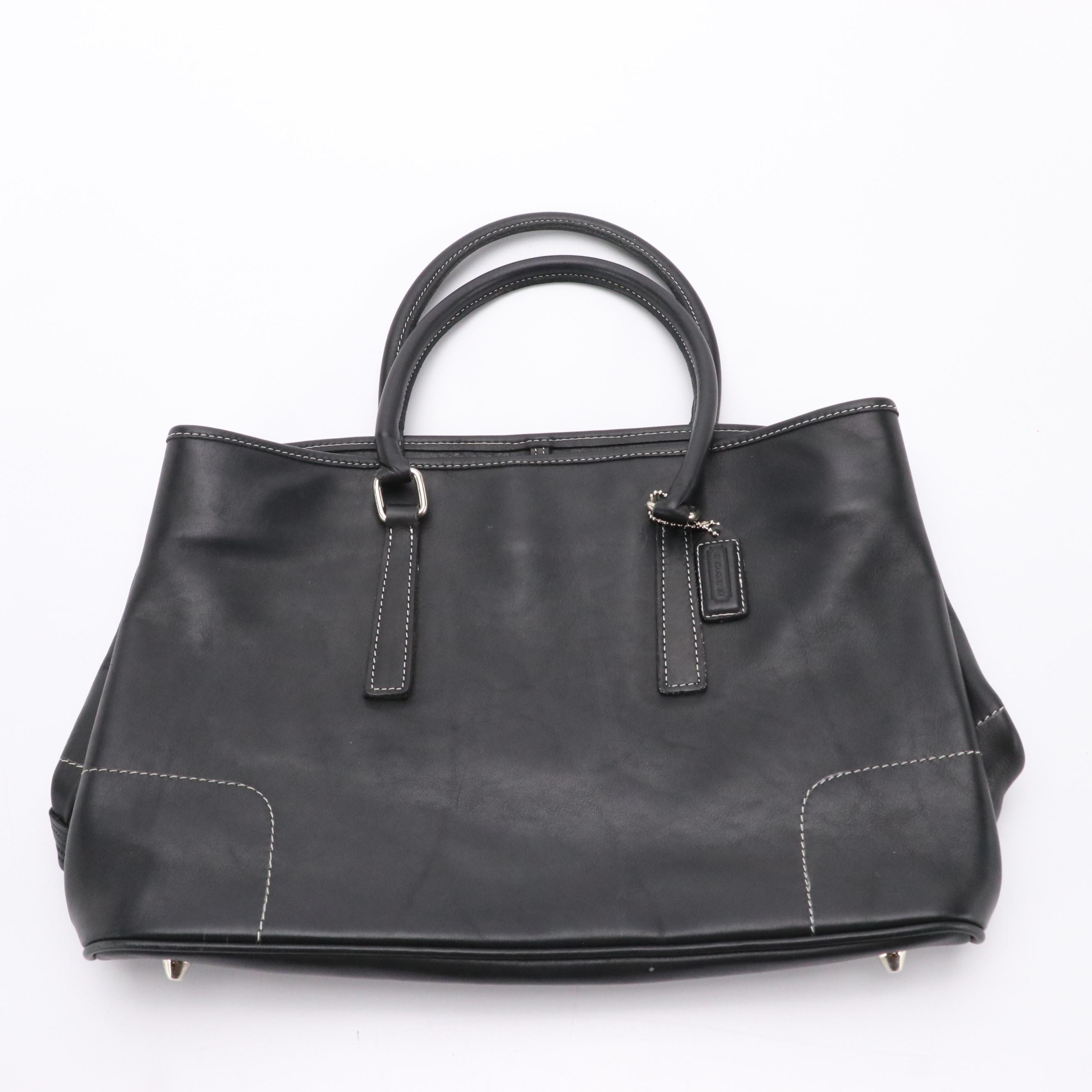 Coach 7757 Tote and 6990 Pouch in Glove-Tanned Cowhide, 1990s, and More