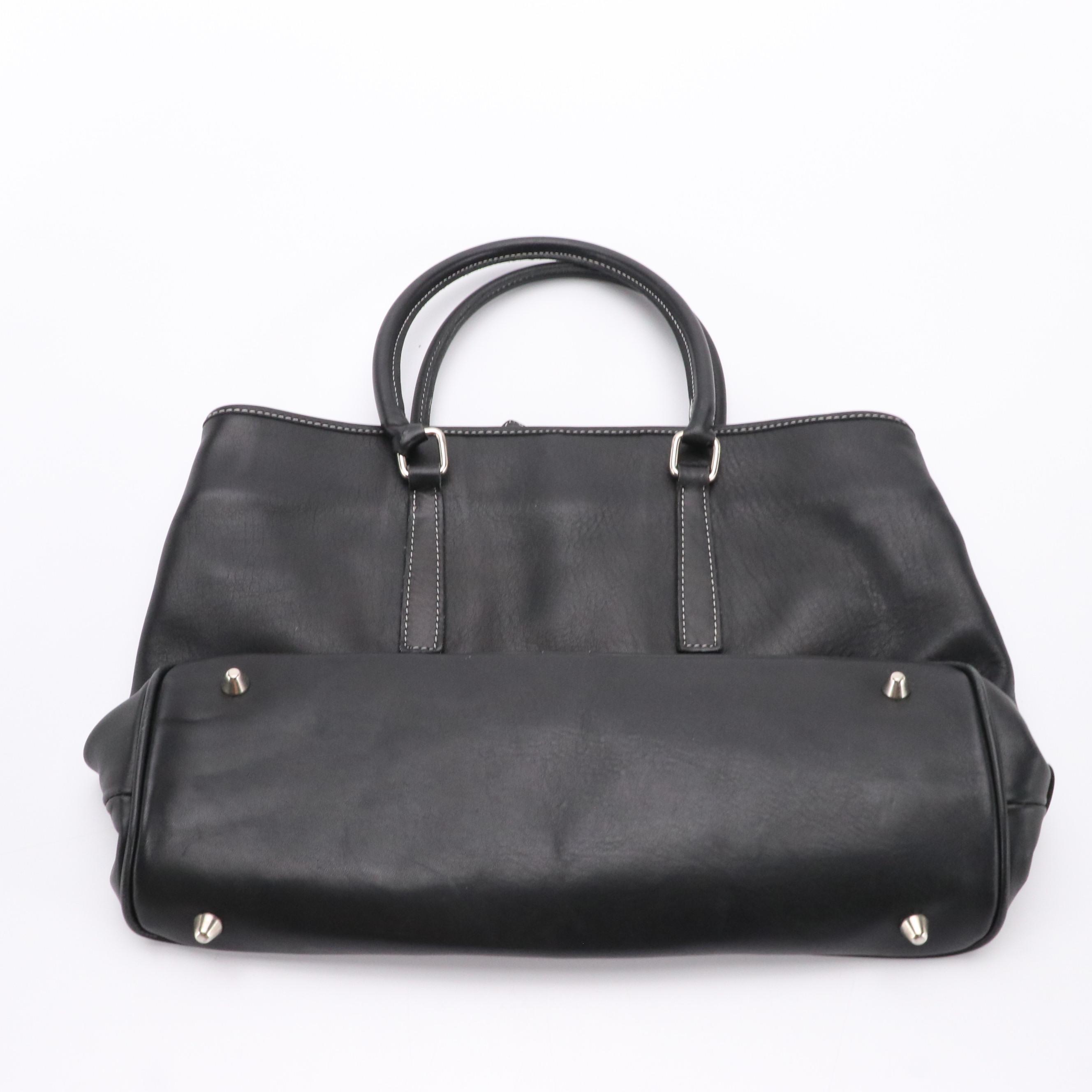 Coach 7757 Tote and 6990 Pouch in Glove-Tanned Cowhide, 1990s, and More