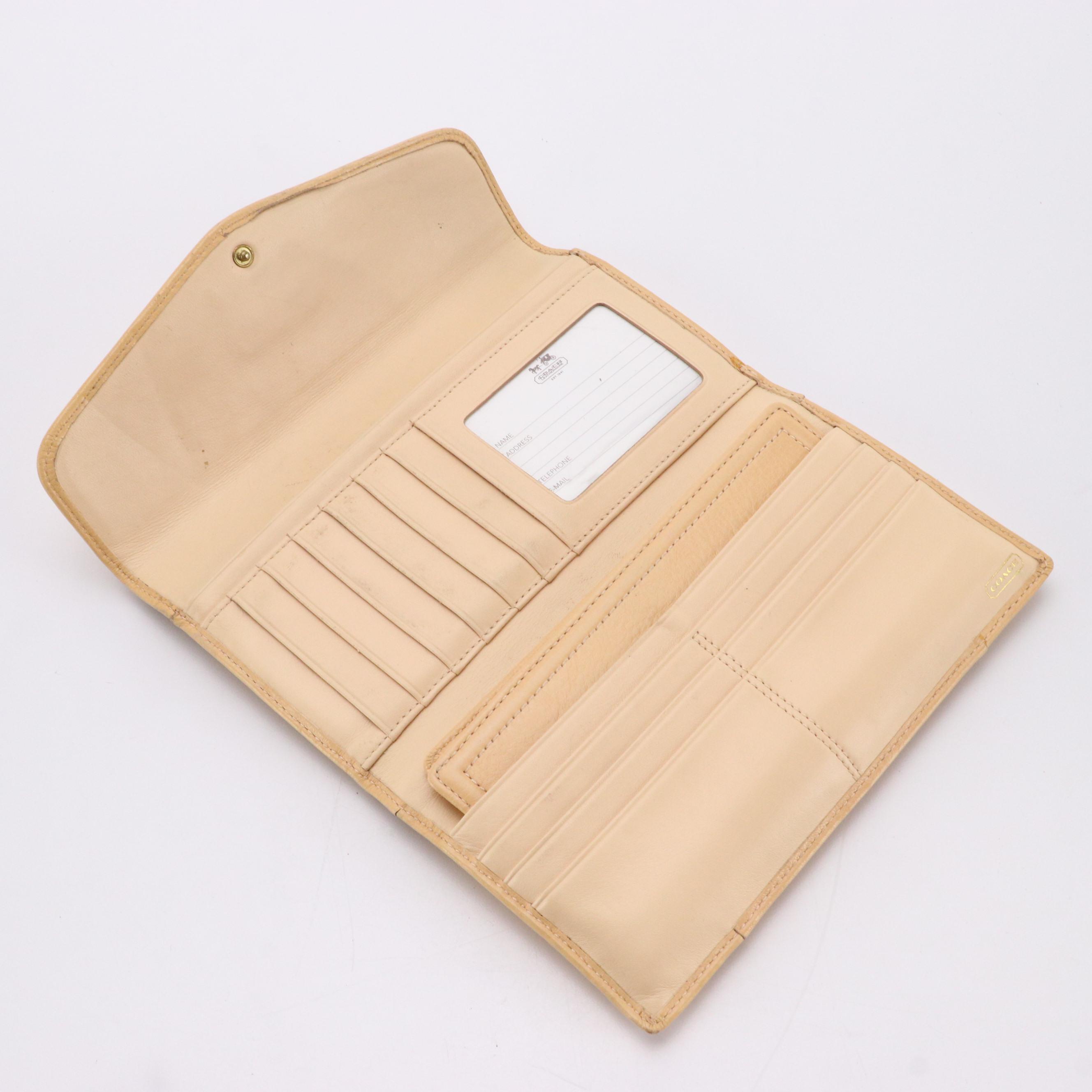 Coach 7757 Tote and 6990 Pouch in Glove-Tanned Cowhide, 1990s, and More