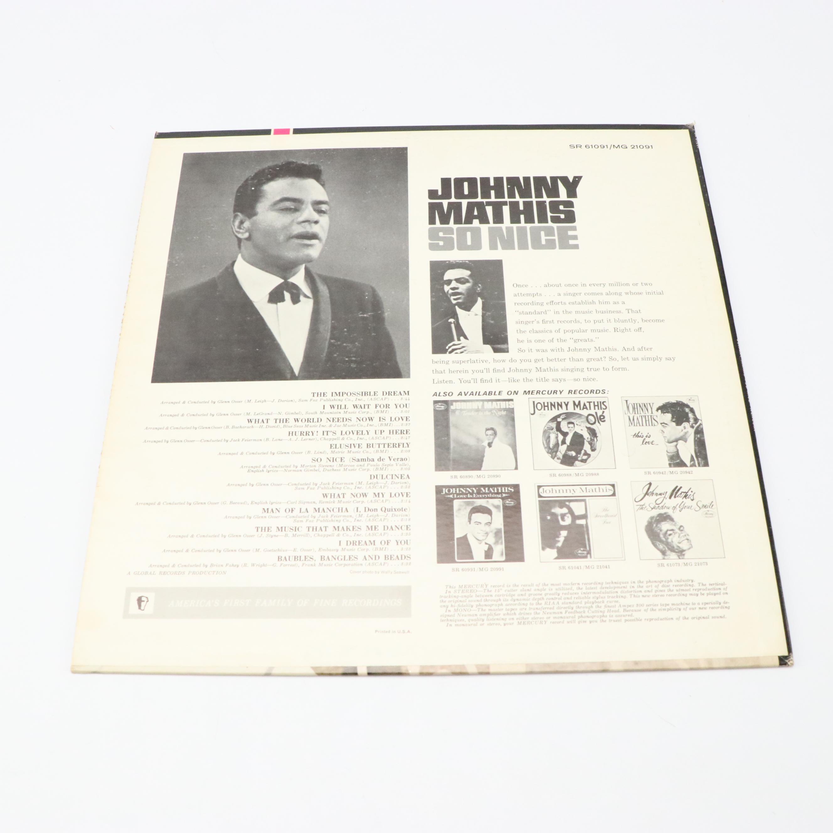 Barbra Streisand, Johnny Mathis, Frank Sinatra and More Vinyl Records