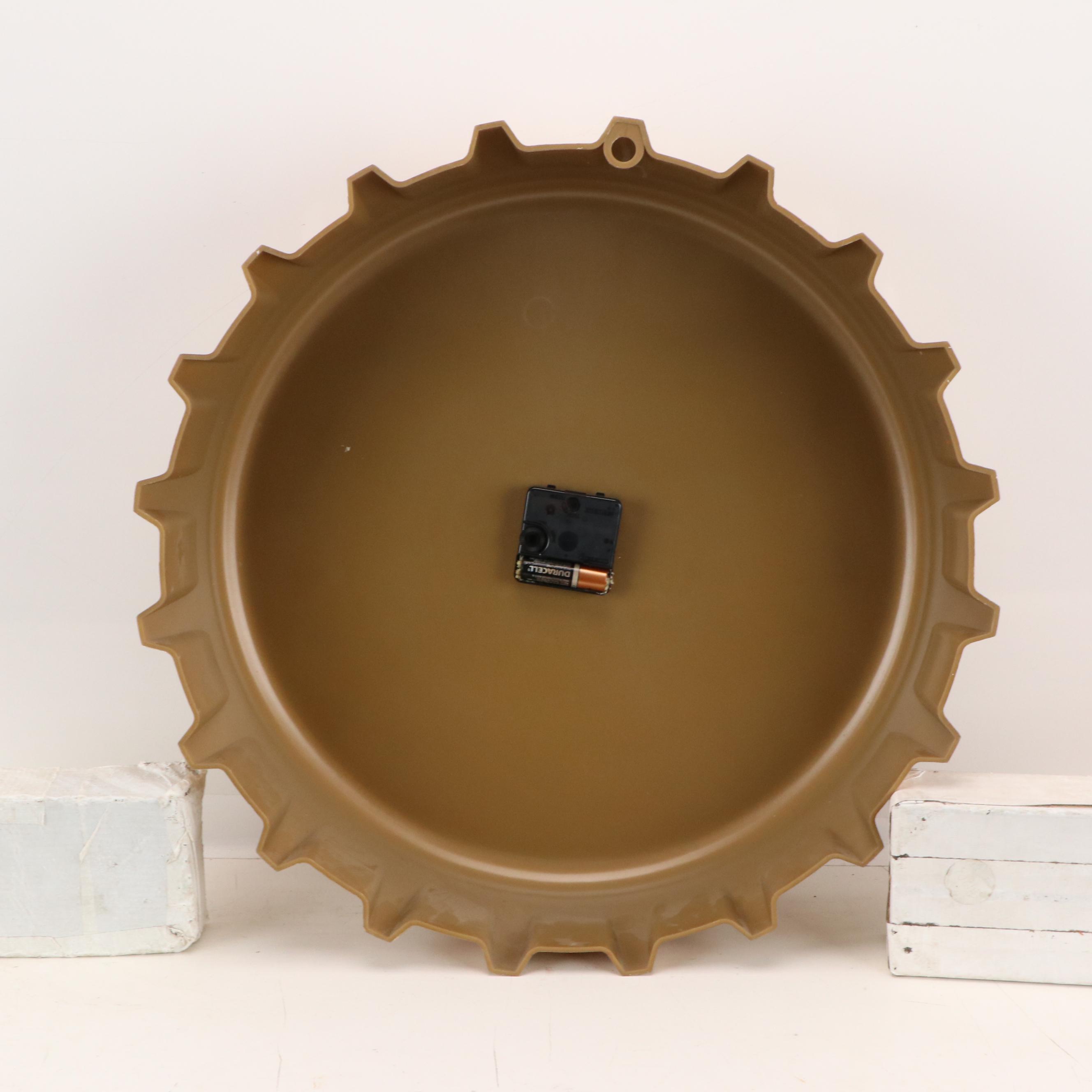 Miller Lite Beer Bottle Cap Wall Clock with Other Wall Décor