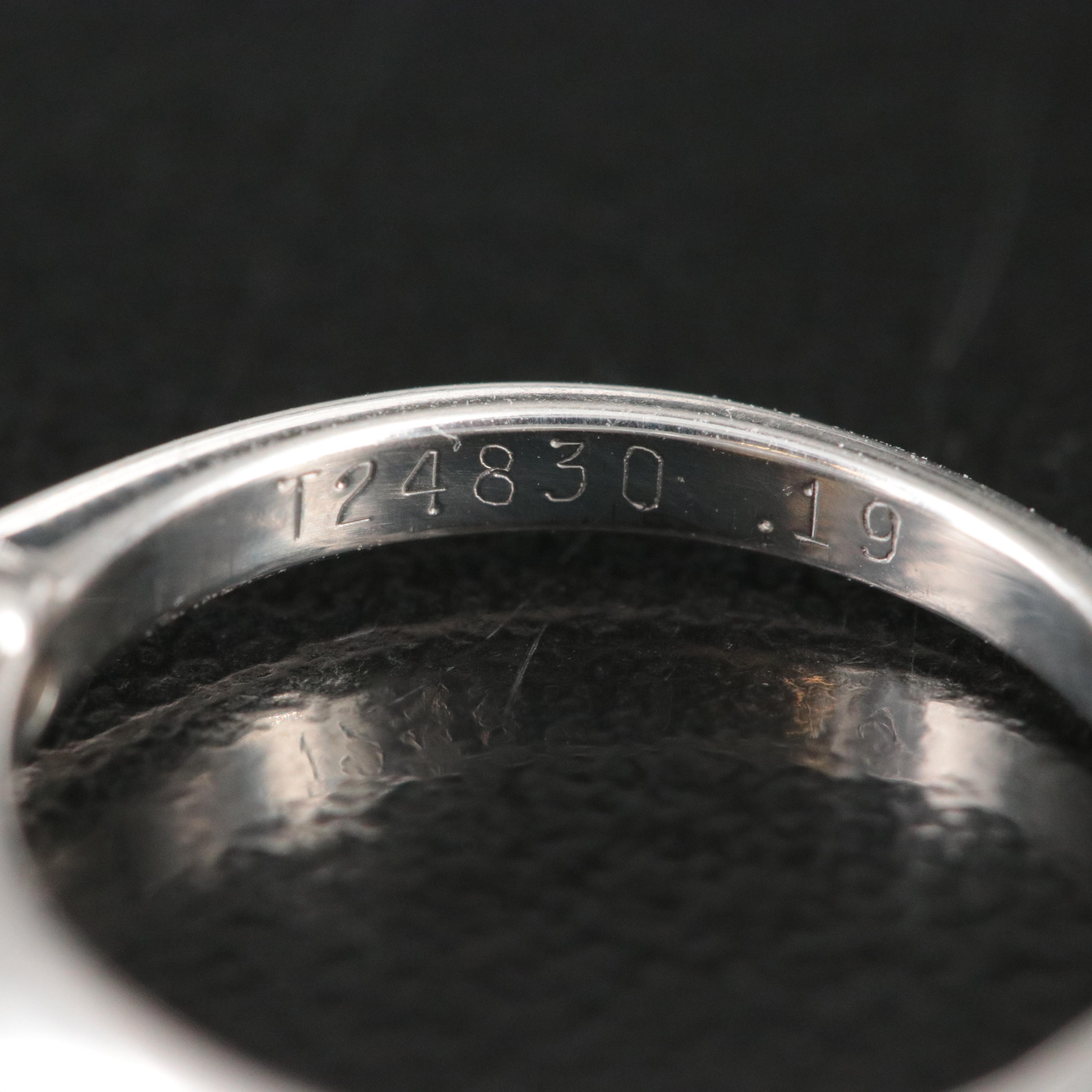 Tiffany & Co. Platinum Diamond Solitaire Ring