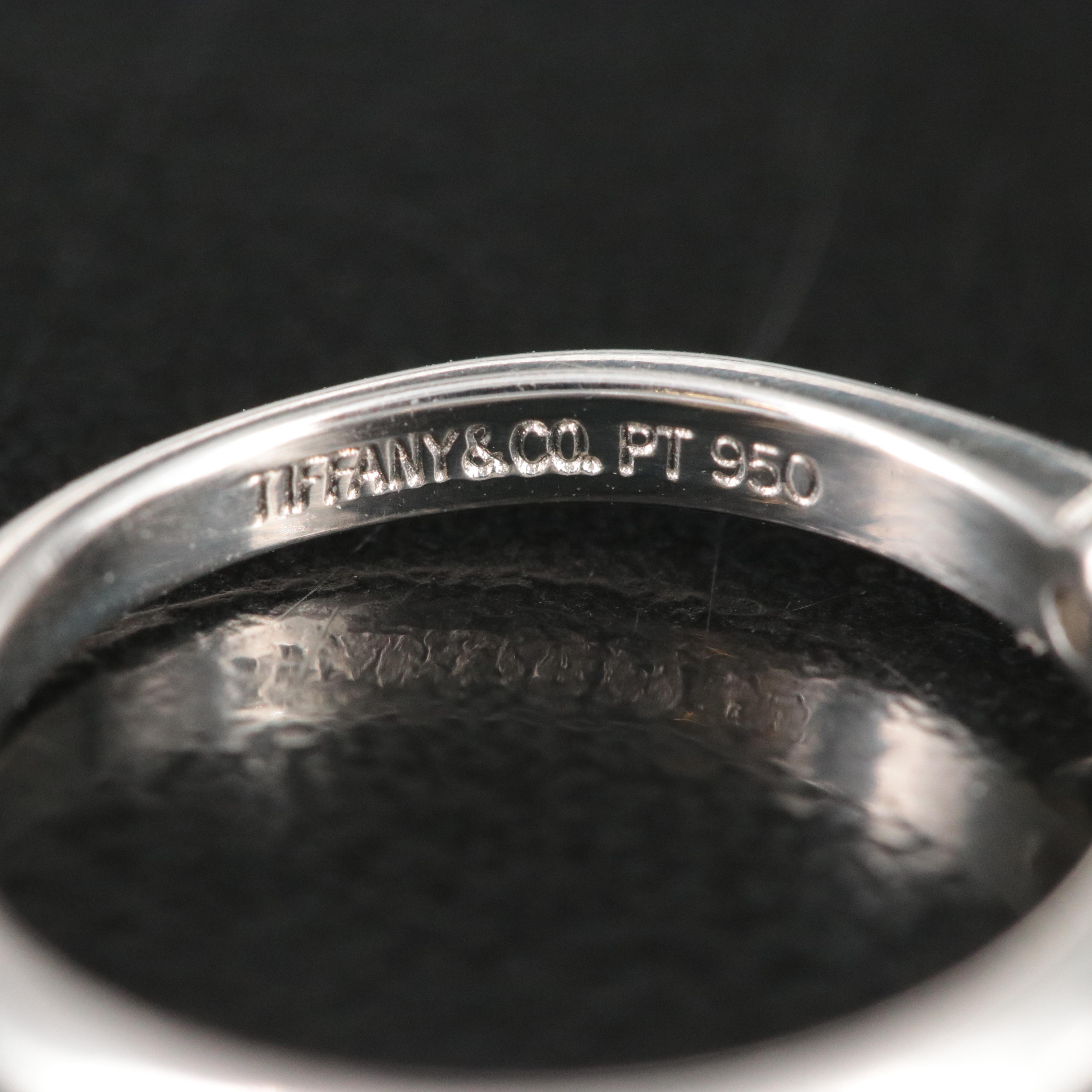 Tiffany & Co. Platinum Diamond Solitaire Ring