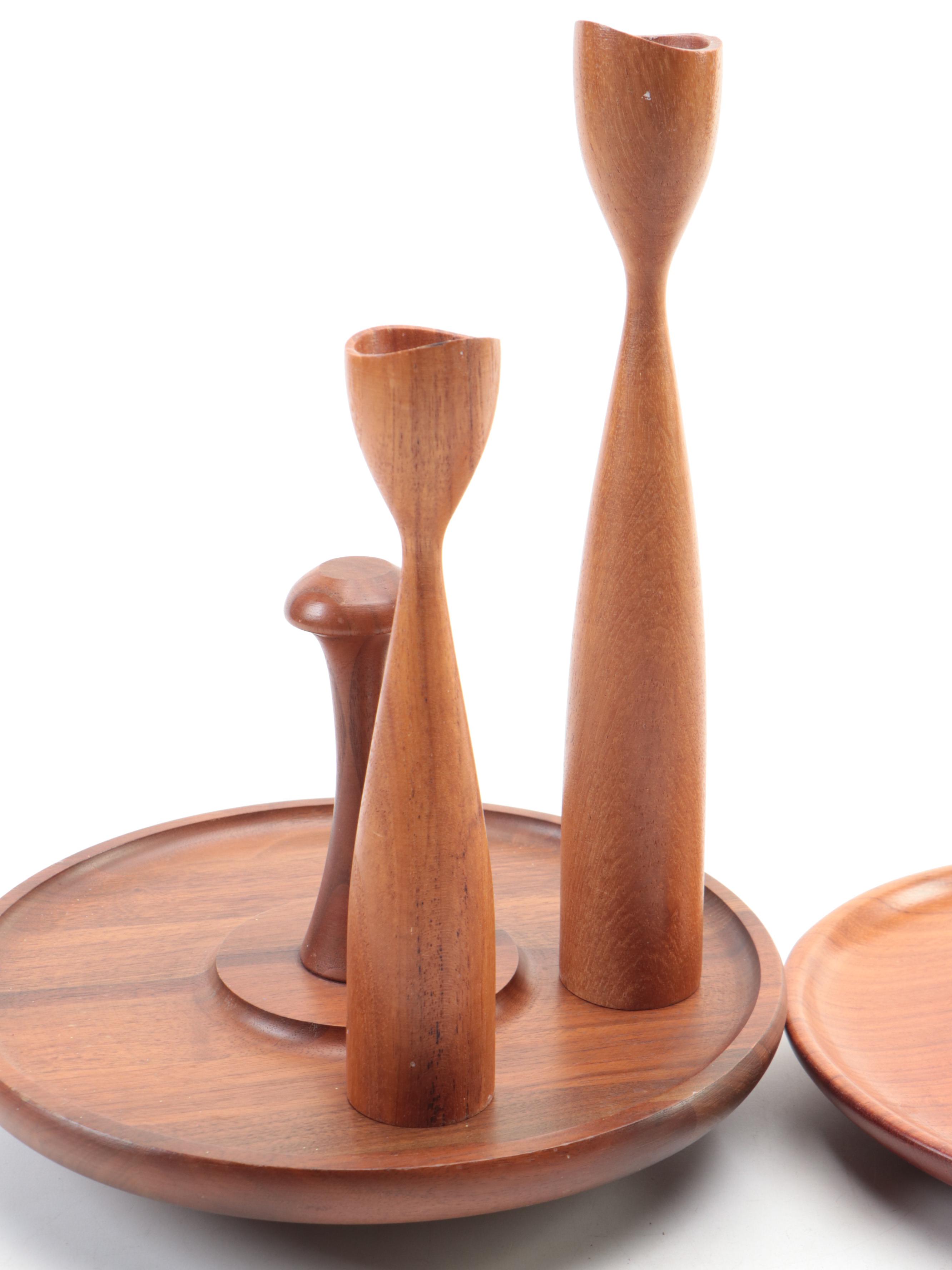 Digsmed and Other Danish Modern Wooden Tableware and Accessories