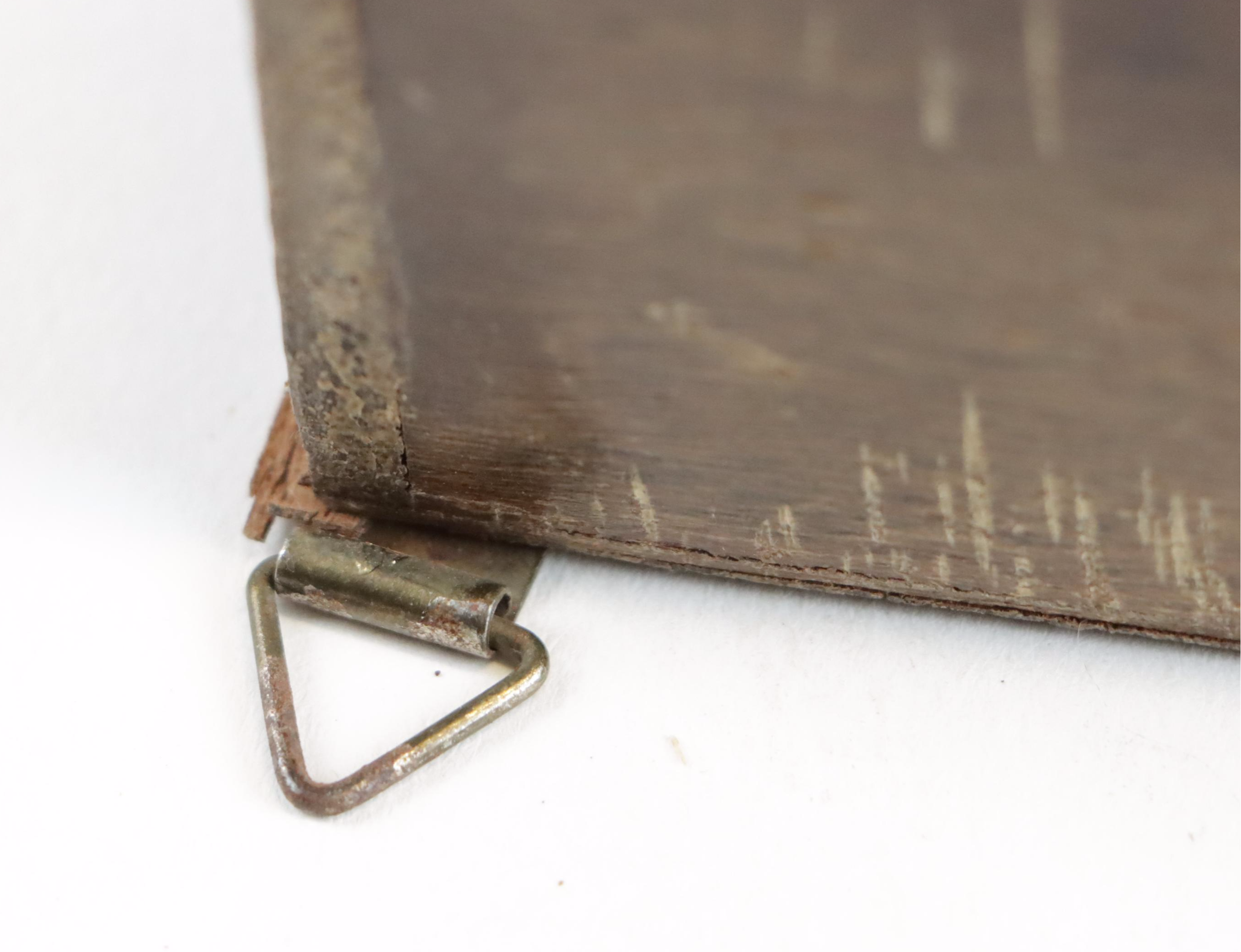Wooden Typeset Box Filled with Small Anvils and Hammers, Early-Mid 20th Century
