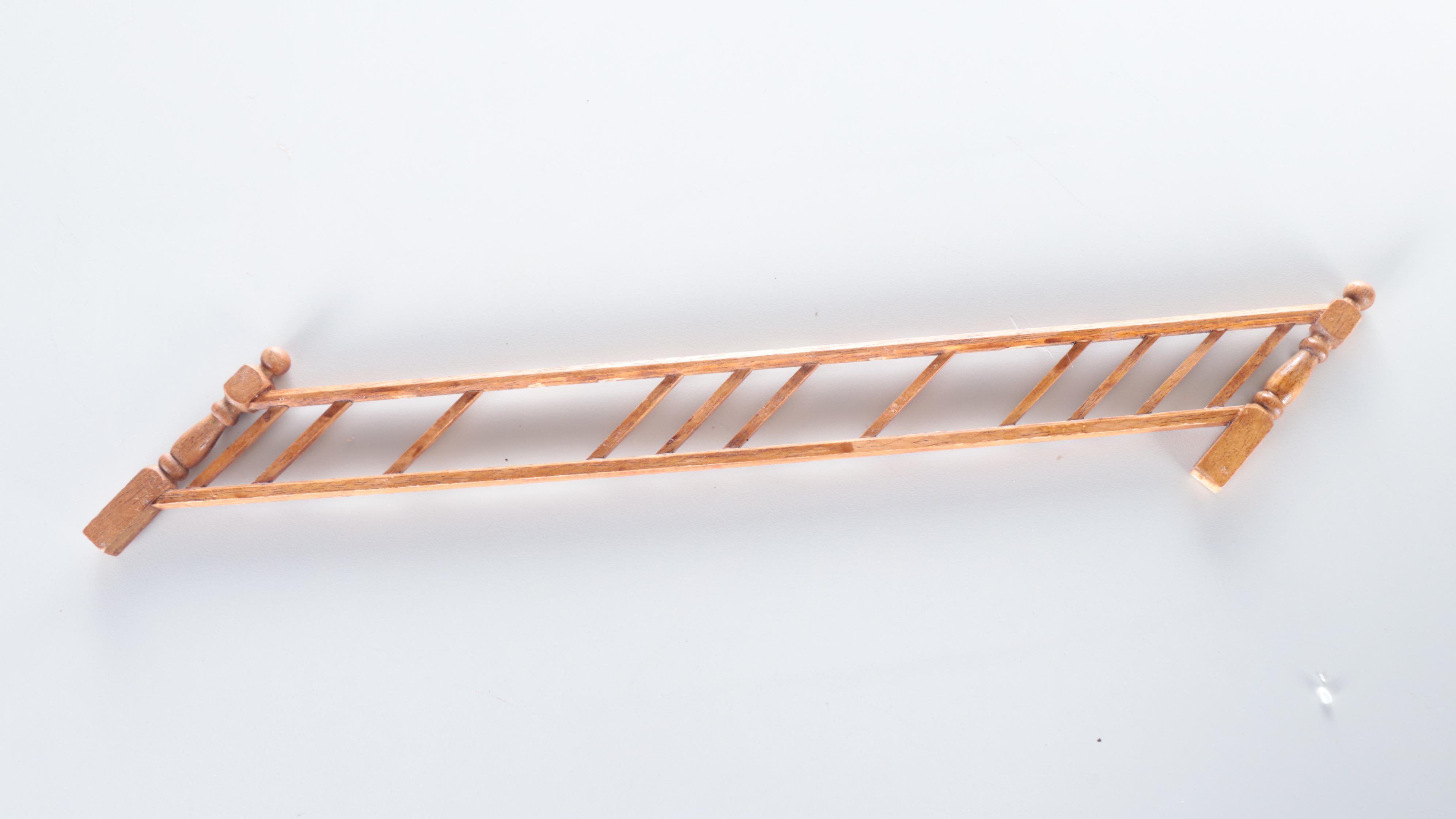 White Dollhouse with Furniture and Accessories