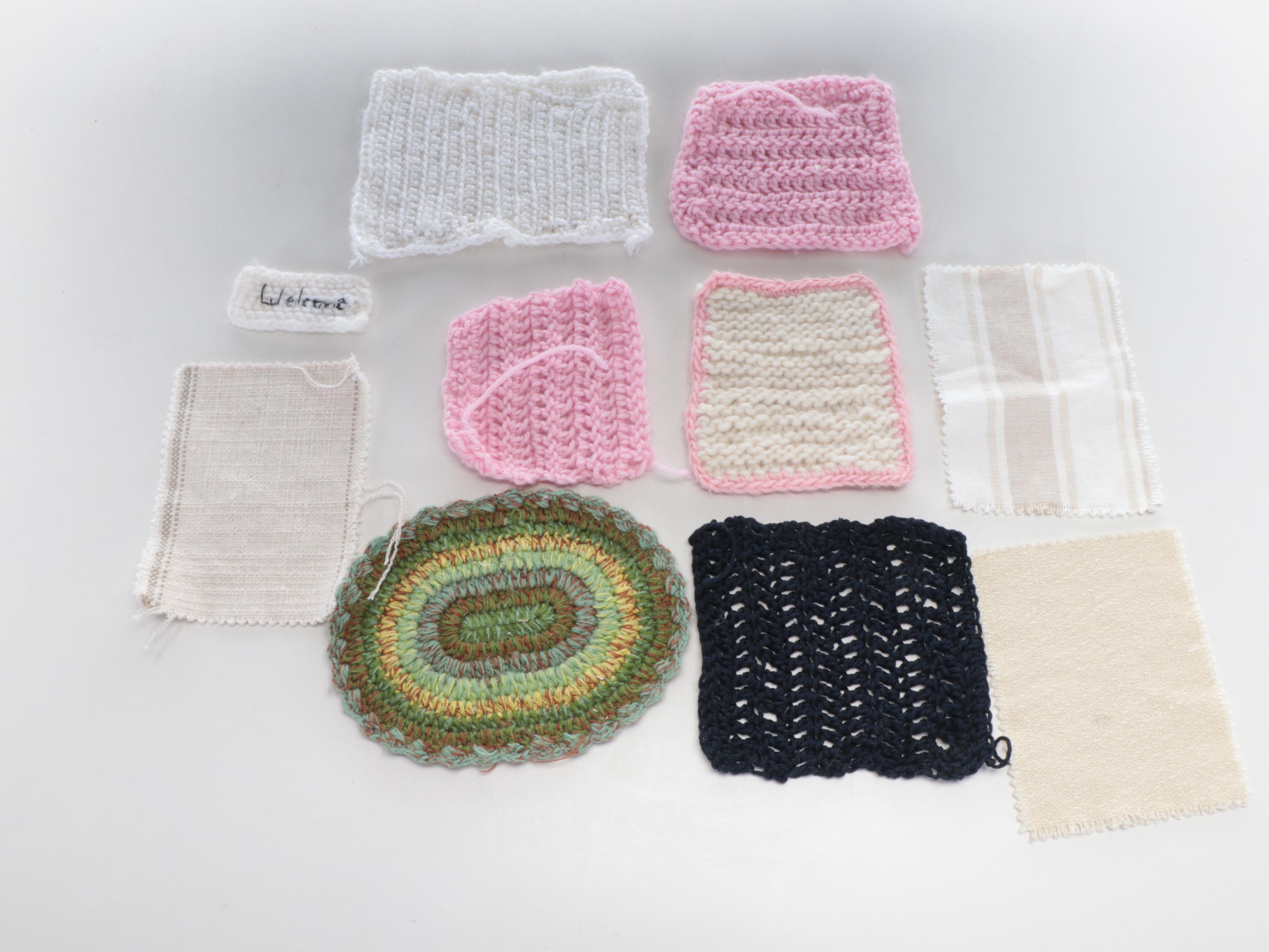 White Dollhouse with Furniture and Accessories