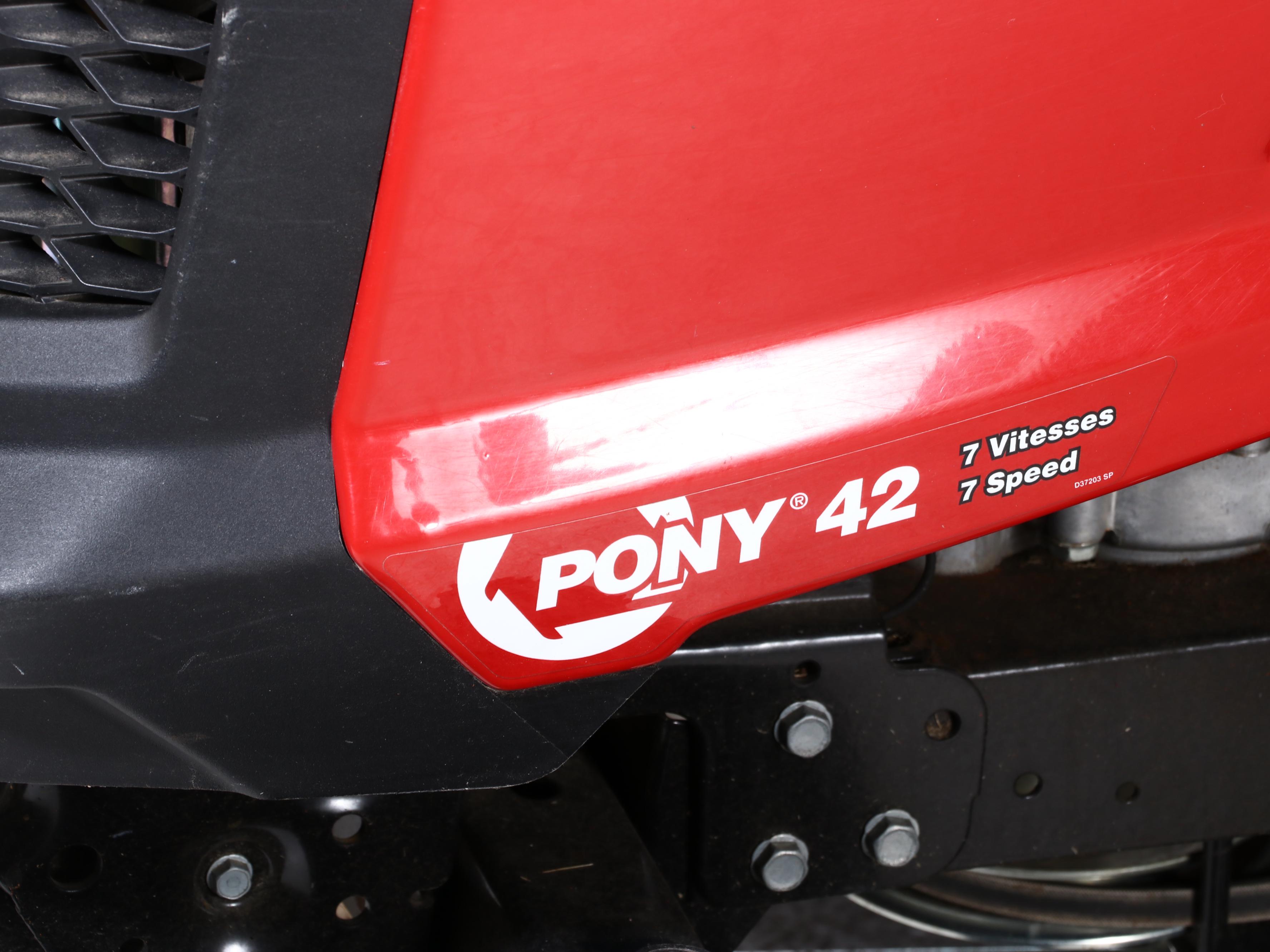 Troy-Bilt Pony 42 Riding Lawn Mower