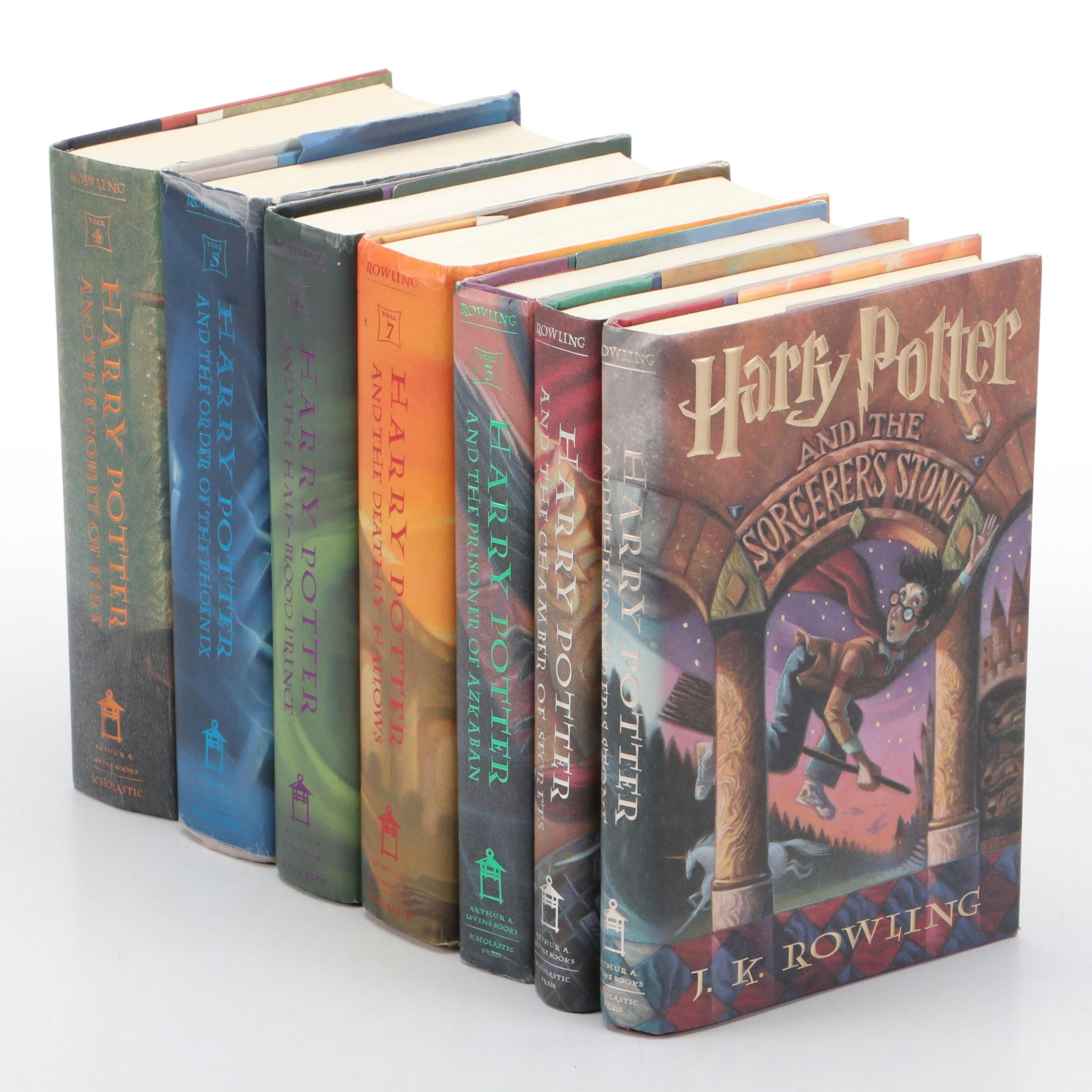 First American Edition "Harry Potter" Complete Series by J. K. Rowling
