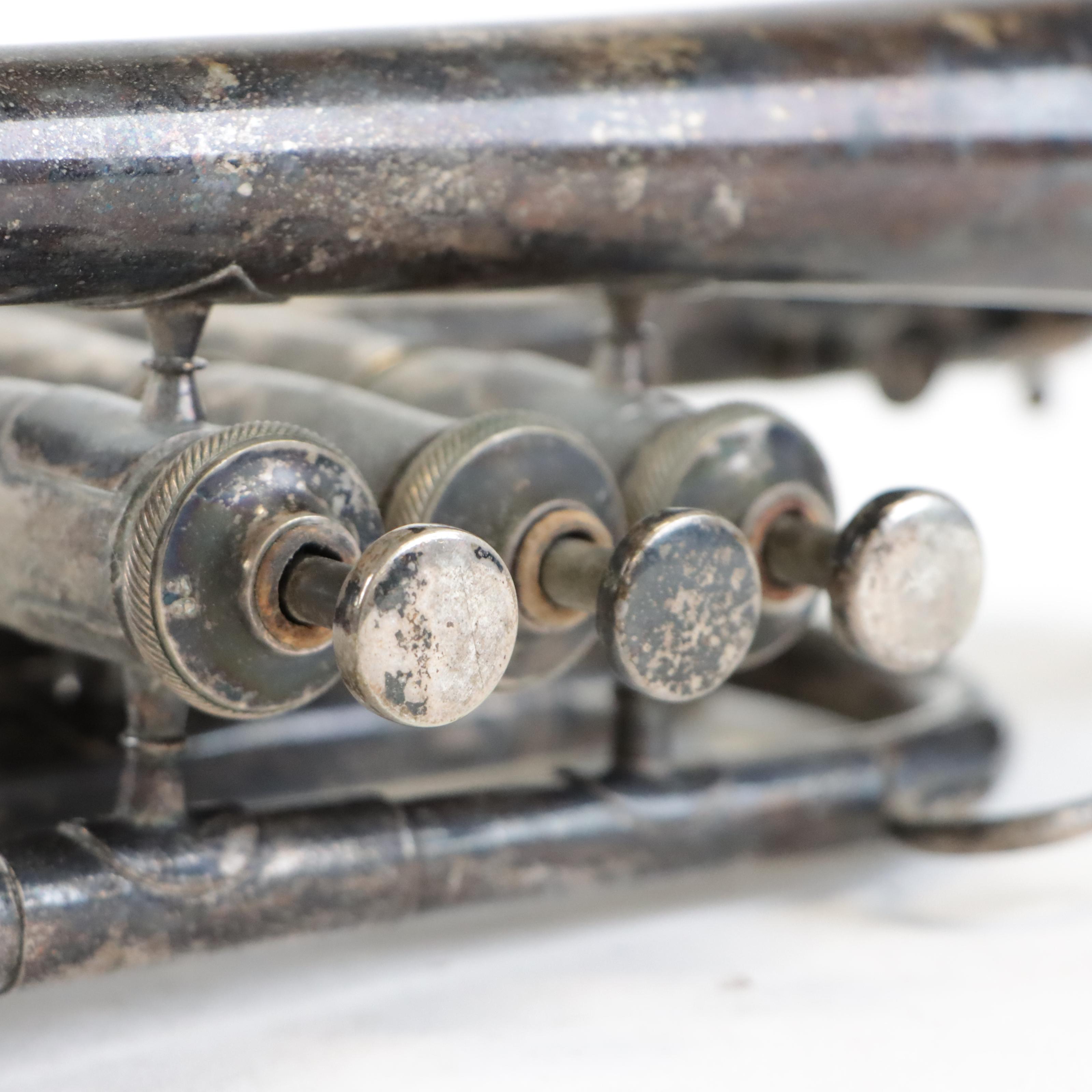 F. Jaubert & Cie. Eb Cornet (Paris, France) by Lyon & Healy, 19th Century