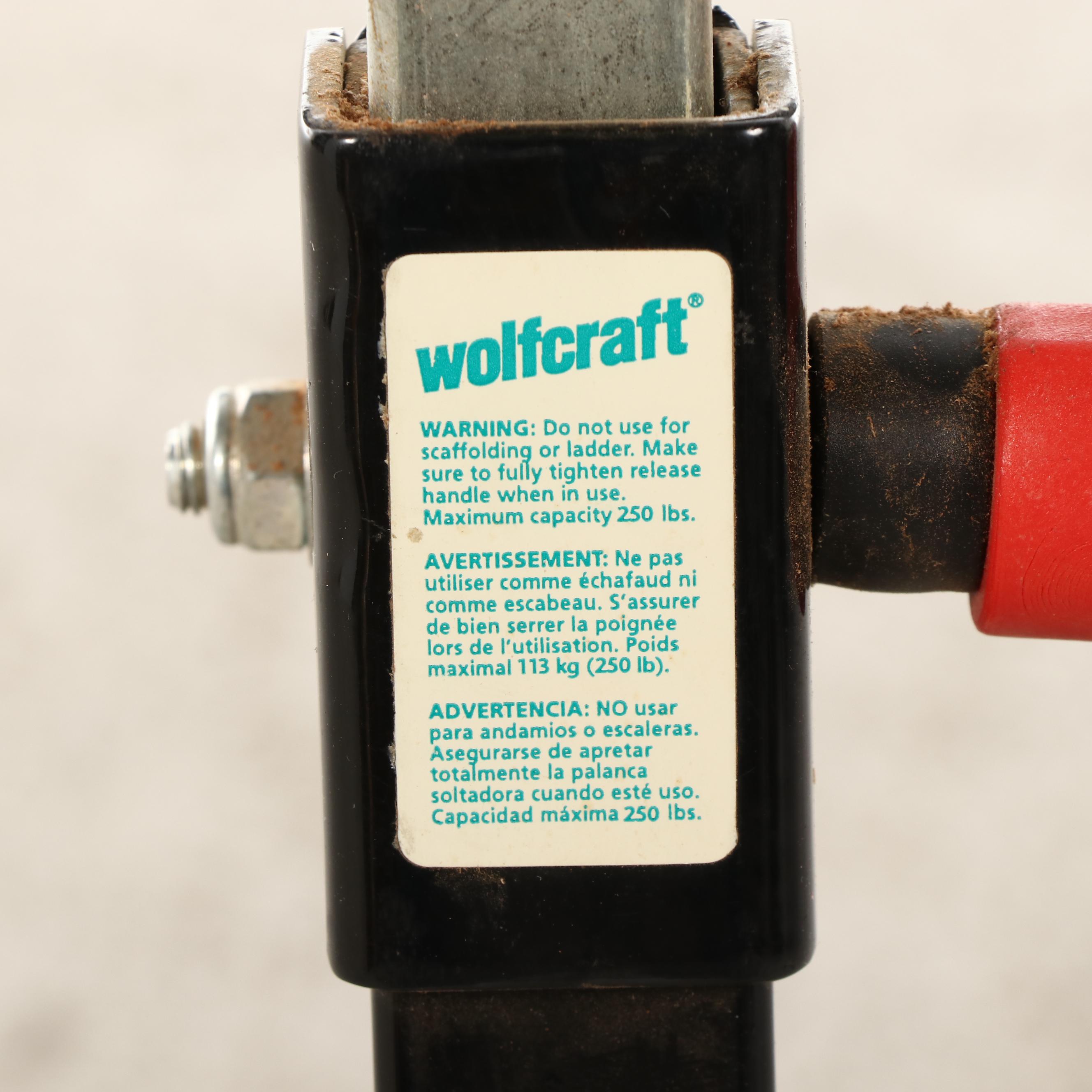 Wolfcraft and Other Adjustable Metal Roller Stands