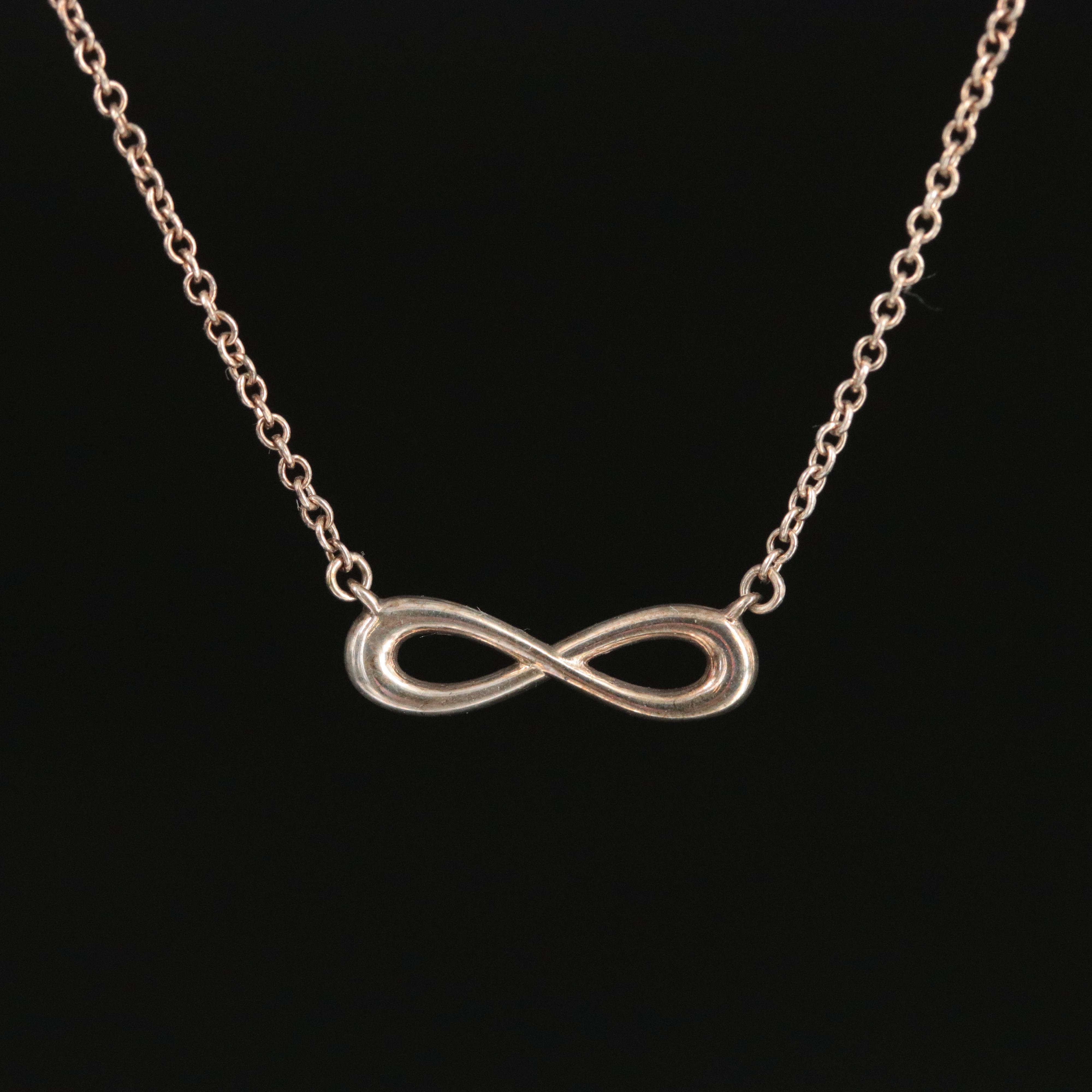 Tiffany & Co. Sterling Infinity Necklace