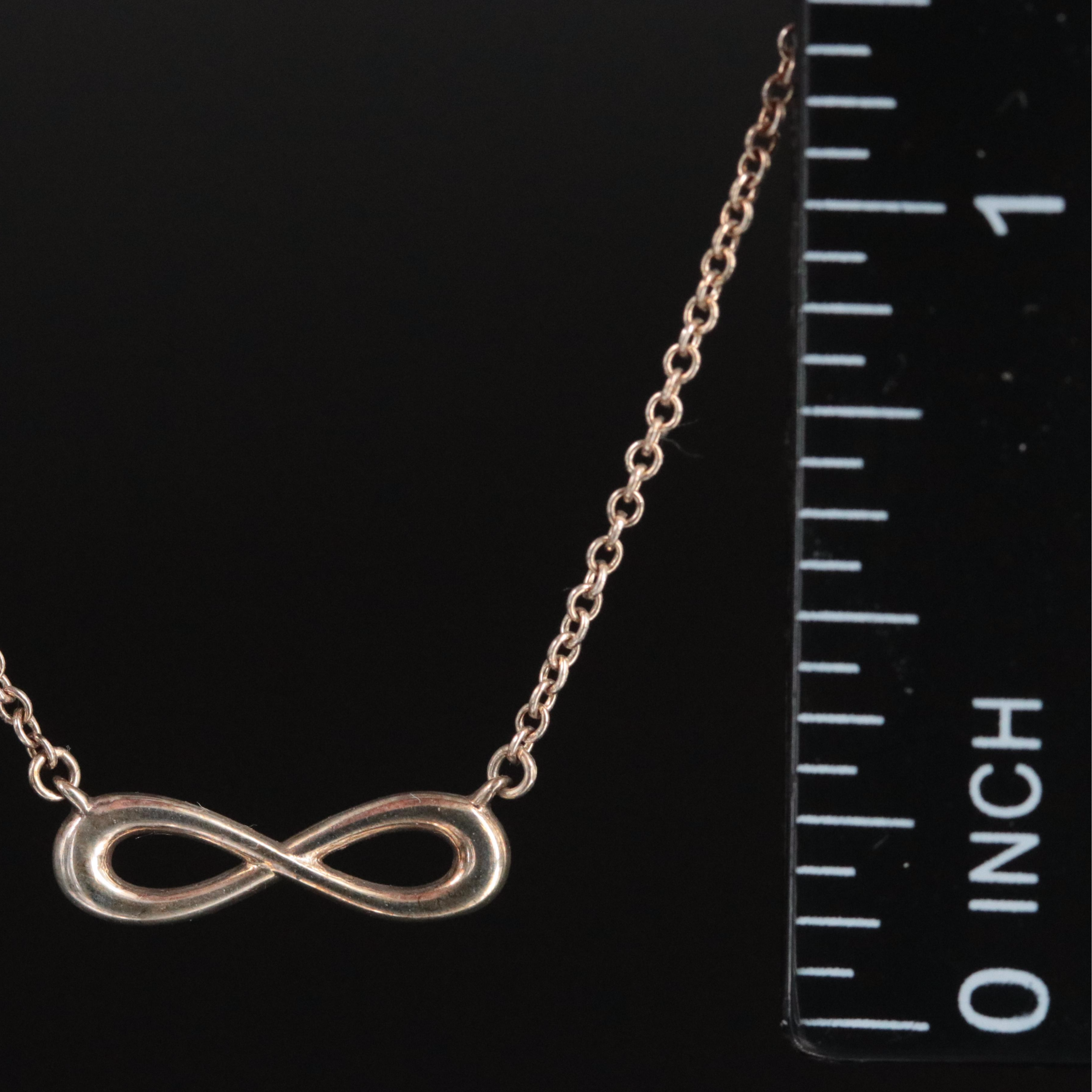 Tiffany & Co. Sterling Infinity Necklace